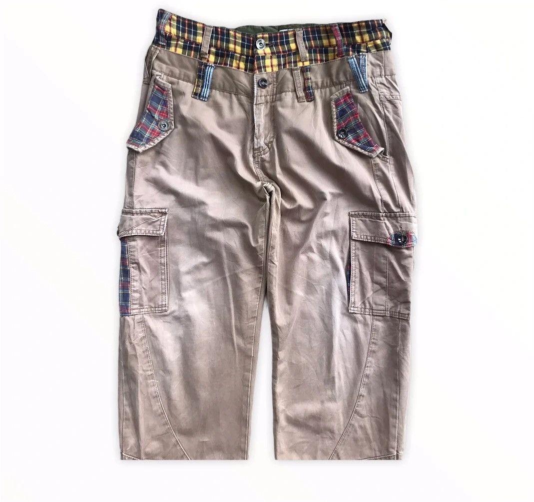 Japanese Brand Japanese Brand Nylaus Clothing Double Waist Trousers Pant Size US 33 - 2 Thumbnail