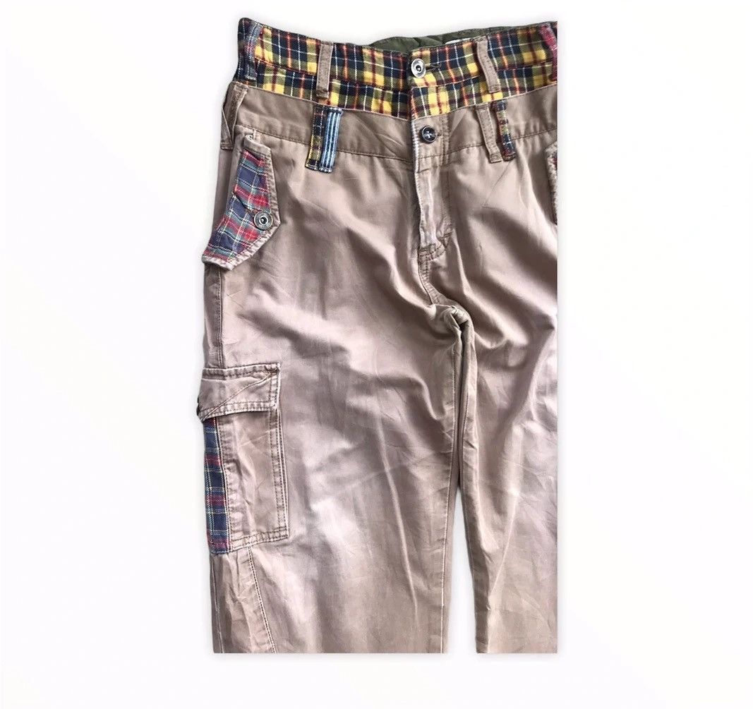 Japanese Brand Japanese Brand Nylaus Clothing Double Waist Trousers Pant Size US 33 - 4 Thumbnail
