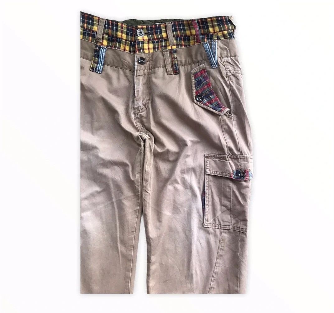 Japanese Brand Japanese Brand Nylaus Clothing Double Waist Trousers Pant Size US 33 - 5 Thumbnail