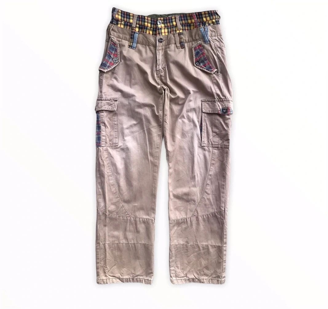 Japanese Brand Nylaus Clothing Double Waist Trousers Pant