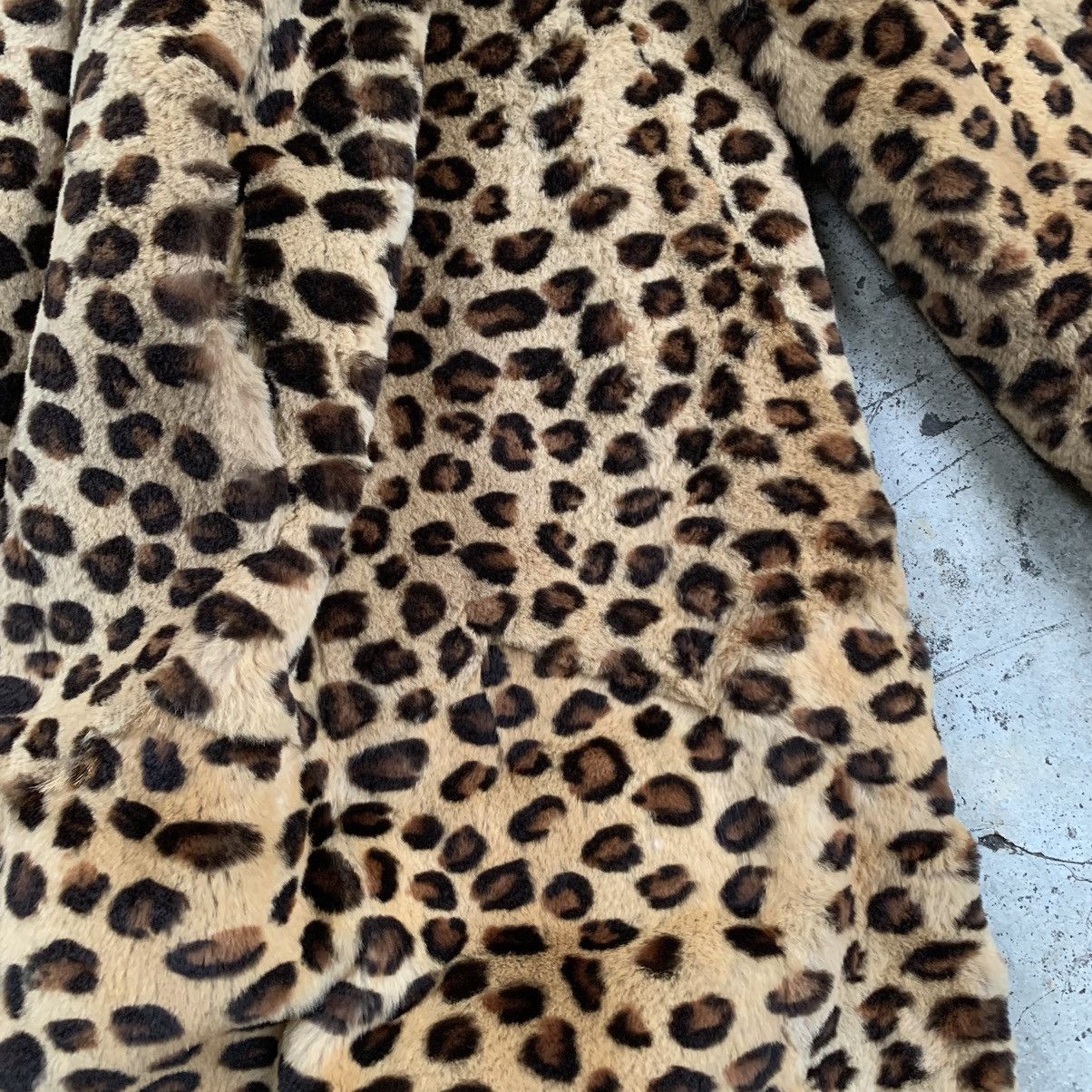 Japanese Brand Cheetah leopard faux fur long coat Size L / US 10 / IT 46 - 12 Thumbnail