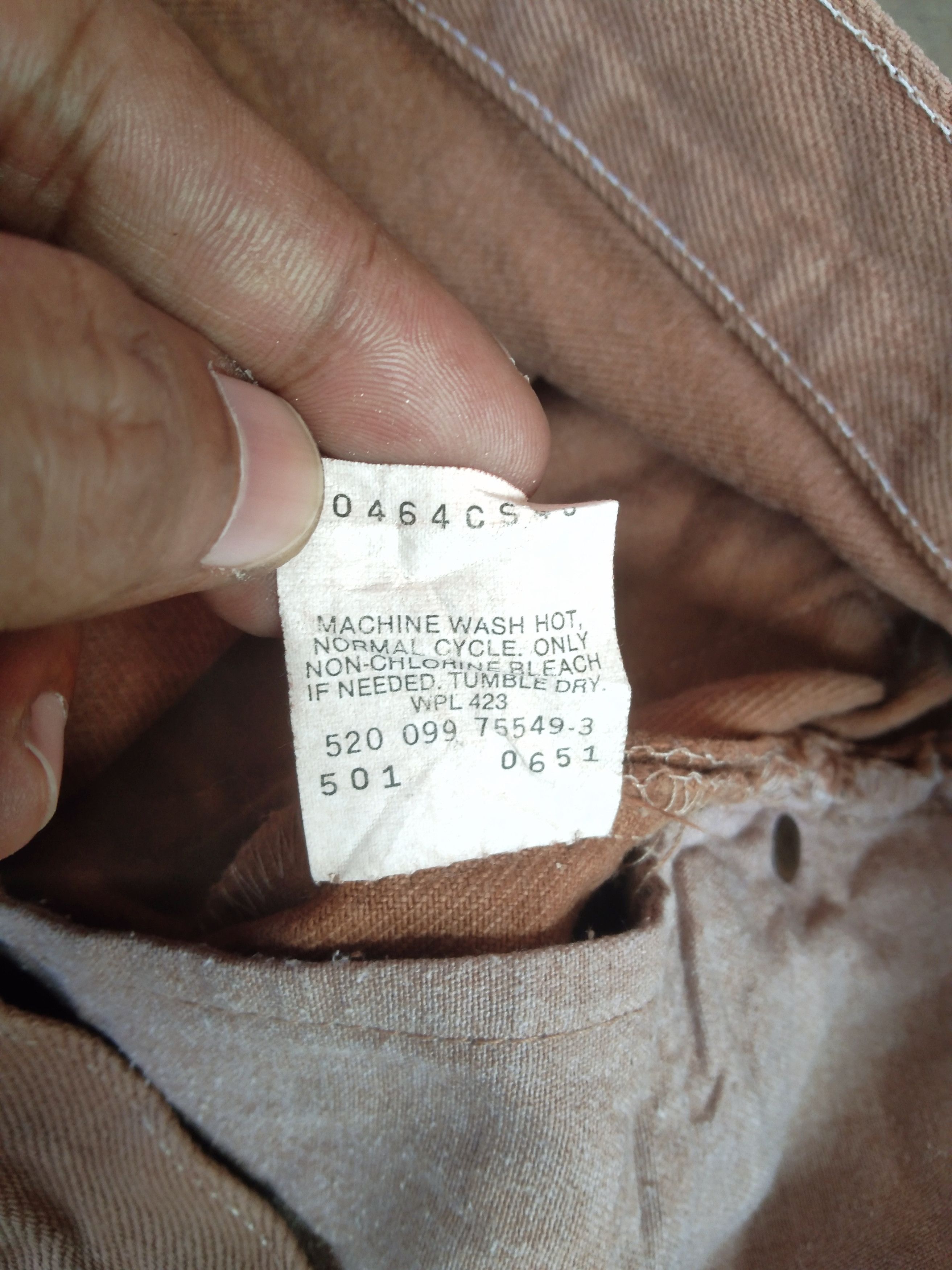 Levi's 80s Vintage Levi's 501 Jeans Made In USA 31x34 Size US 31 - 14 Thumbnail