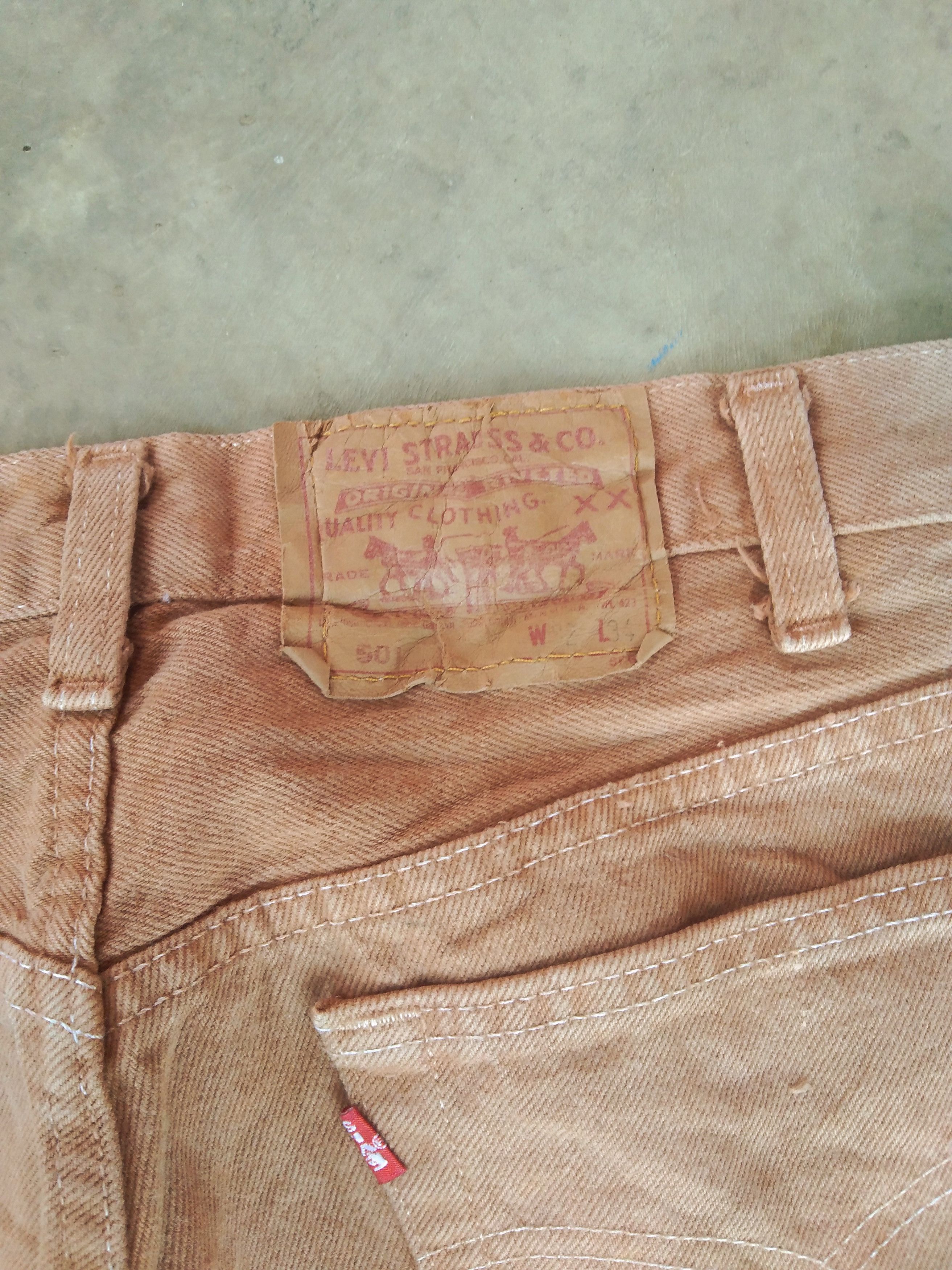 Levi's 80s Vintage Levi's 501 Jeans Made In USA 31x34 Size US 31 - 4 Thumbnail