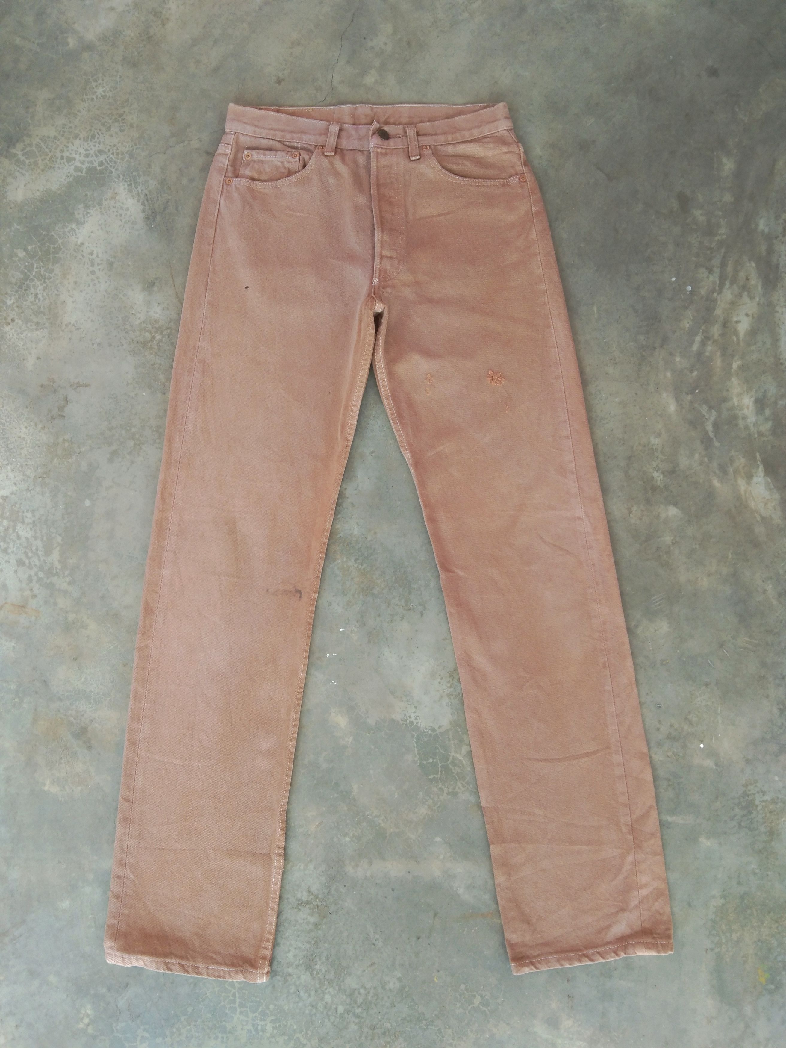 Levi's 80s Vintage Levi's 501 Jeans Made In USA 31x34 Size US 31 - 1 Thumbnail