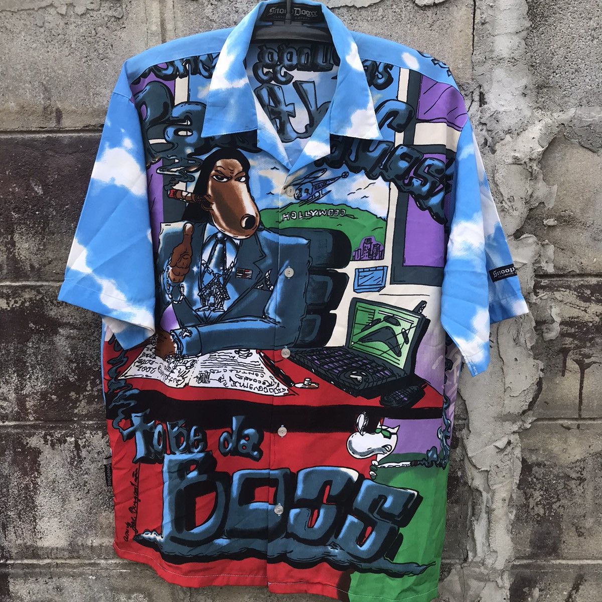 *Rare* Vintage Snoop dog Shirt button ups fullprint