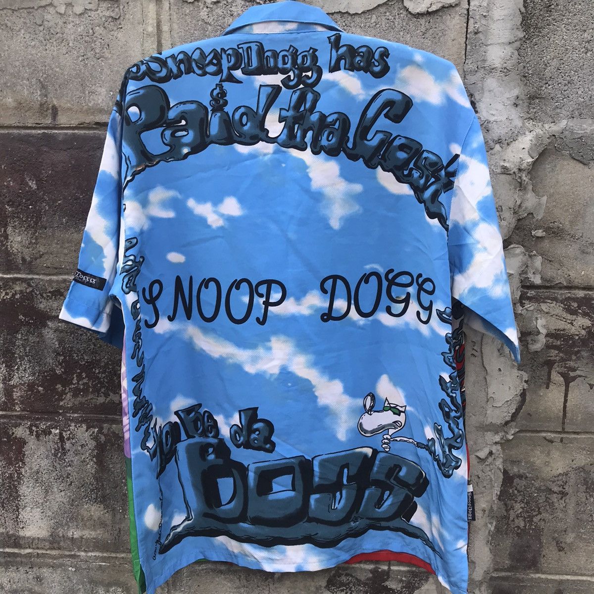 *Rare* Vintage Snoop dog Shirt button ups fullprint