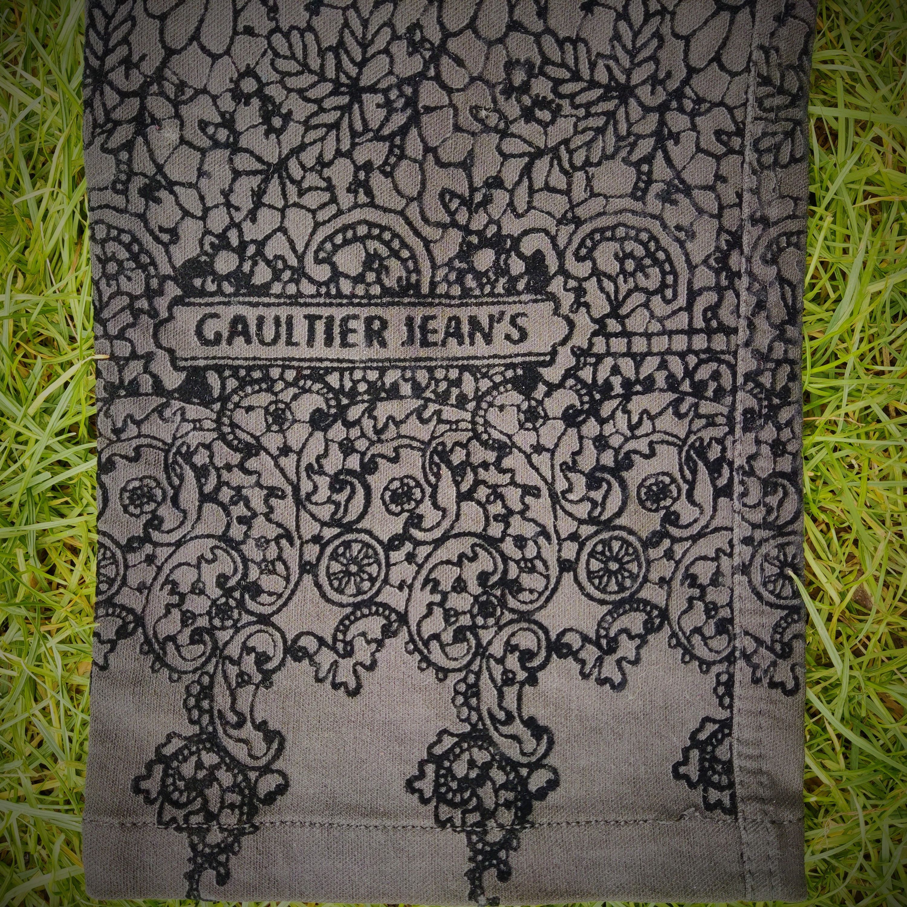 Jean Paul Gaultier Jean Paul Gaultier Floral JPG Text Vintage Tattoo Pants Size US 30 / EU 46 - 4 Thumbnail