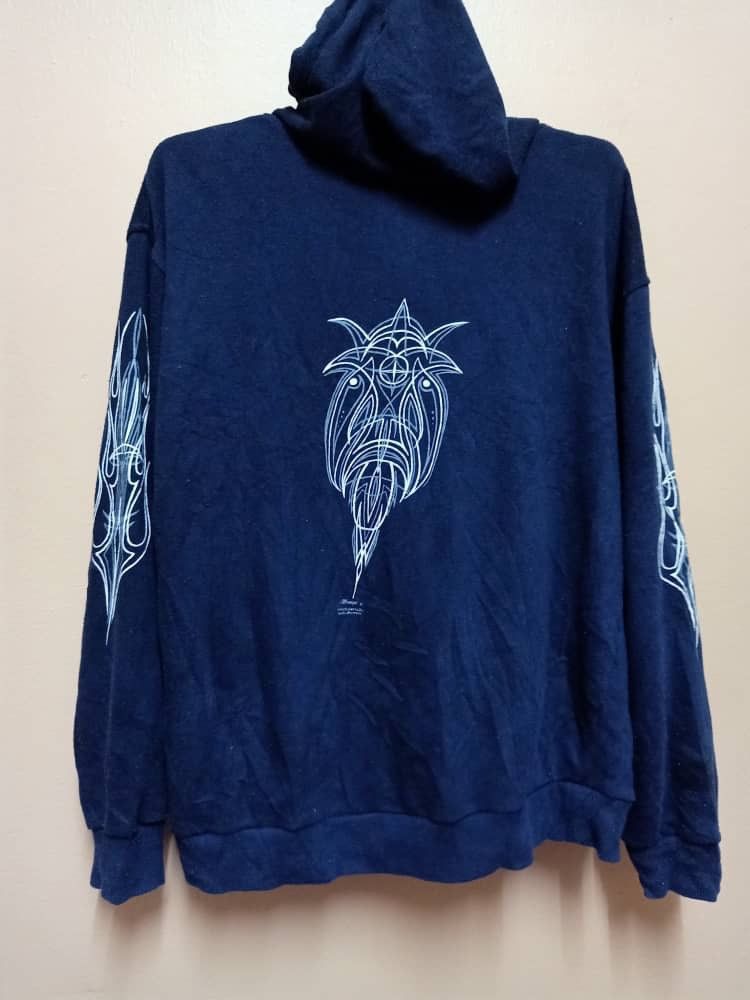 Vintage Vtg Moon'eyes X Yamaha motomachi yokohama Hoodies Sweatshirt Size US L / EU 52-54 / 3 - 3 Thumbnail