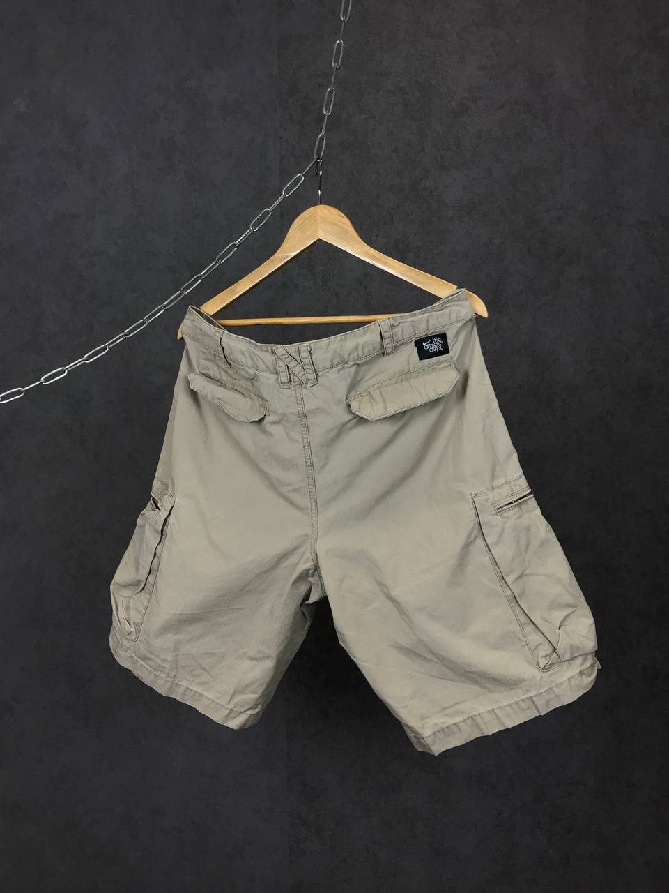 Vintage Nike swoosh streetwear vintage cargo shorts Size US 34 / EU 50 - 5 Thumbnail