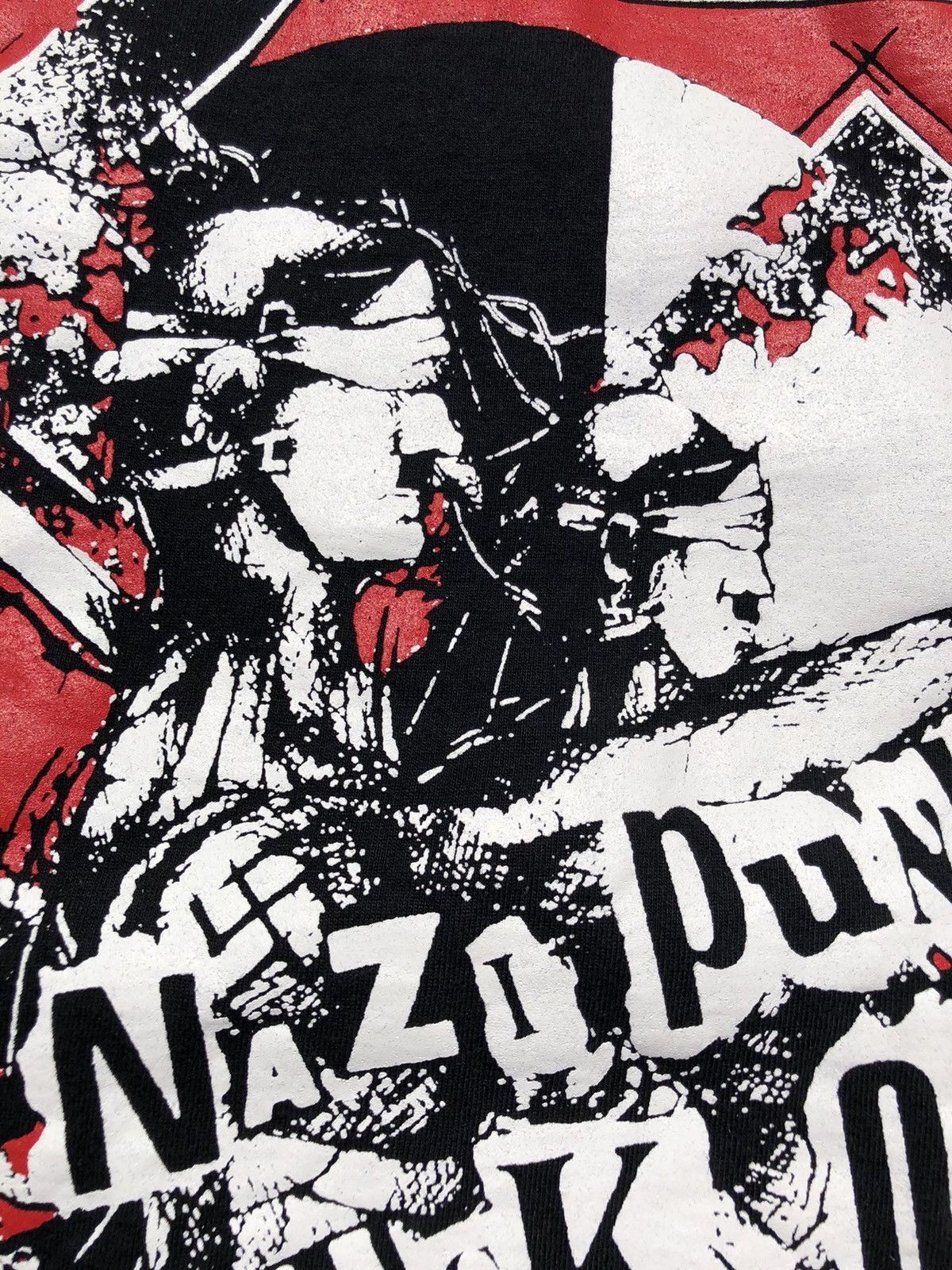 Band Tees Vintage 2006 Napalm Death Nazi Punks Fuck Off Black Tee Size US M / EU 48-50 / 2 - 5 Thumbnail