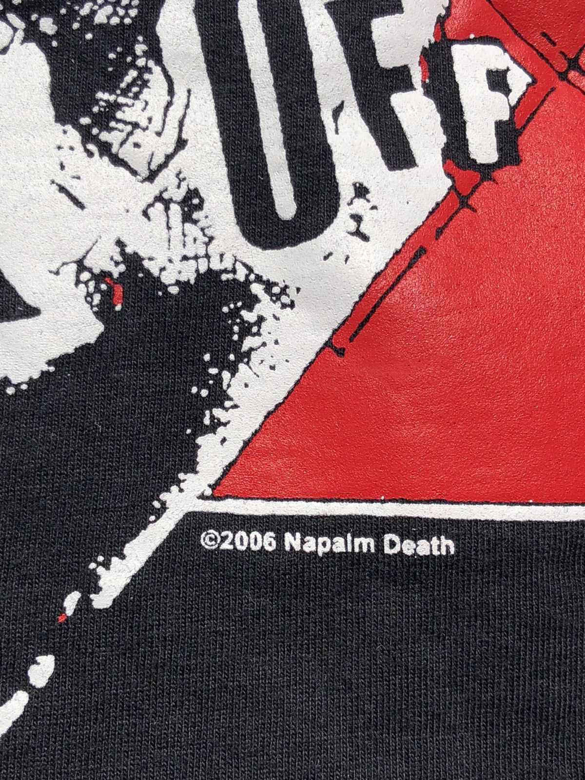 Band Tees Vintage 2006 Napalm Death Nazi Punks Fuck Off Black Tee Size US M / EU 48-50 / 2 - 7 Thumbnail
