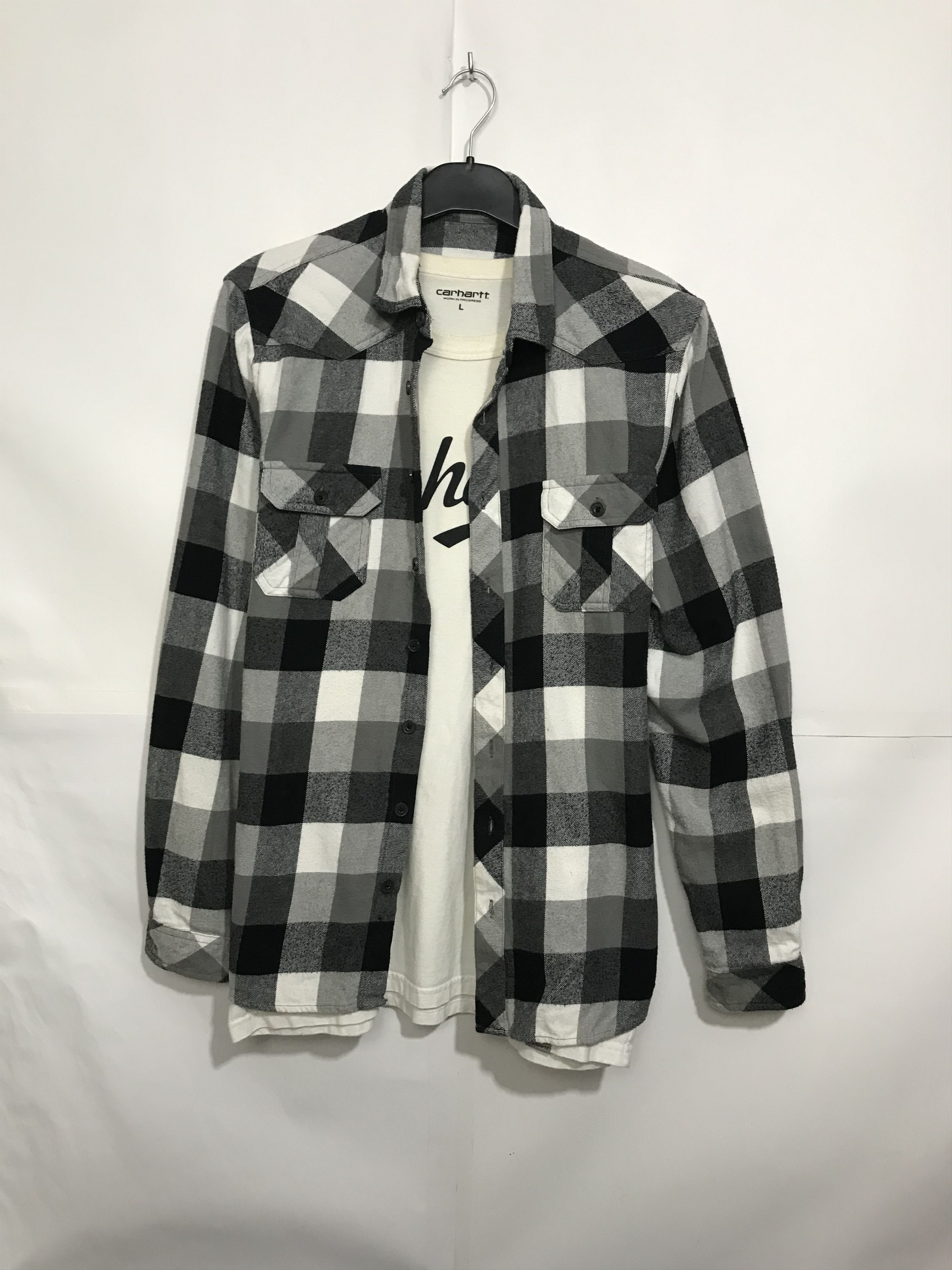 Flannel × Vintage Vintage Flannel Plaid Shirt Travis style Size US M / EU 48-50 / 2 - 1 Thumbnail