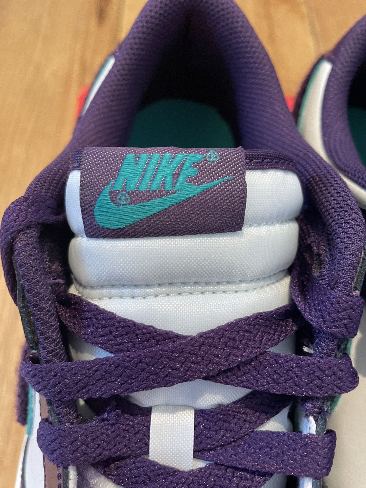 Nike Nike Dunk Low Chenille Swoosh Sail Purple Size US 10.5 / EU 43-44 - 5 Thumbnail