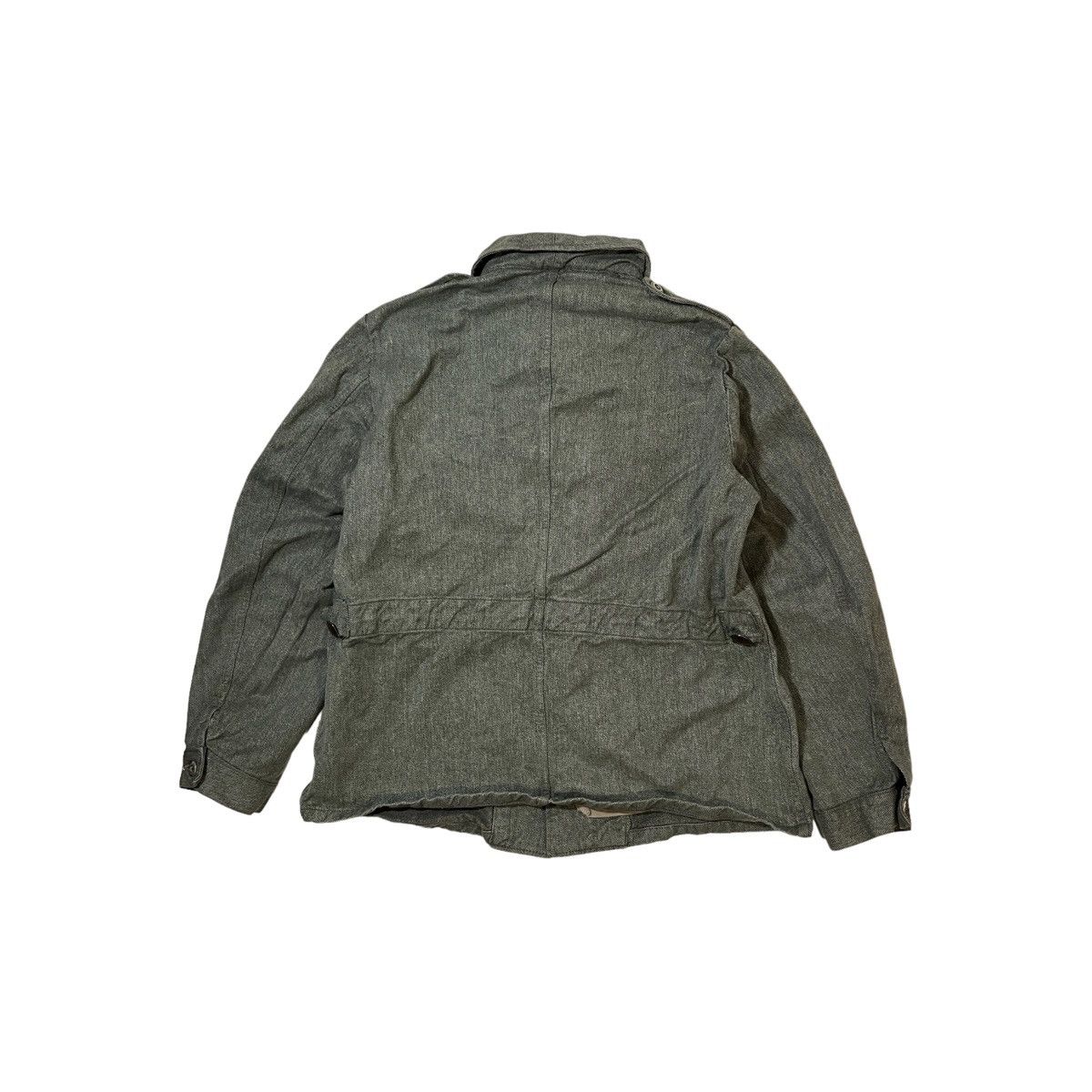 Vintage 40s/50s Salt & Pepper Canvas Work Jacket Size US M / EU 48-50 / 2 - 6 Thumbnail