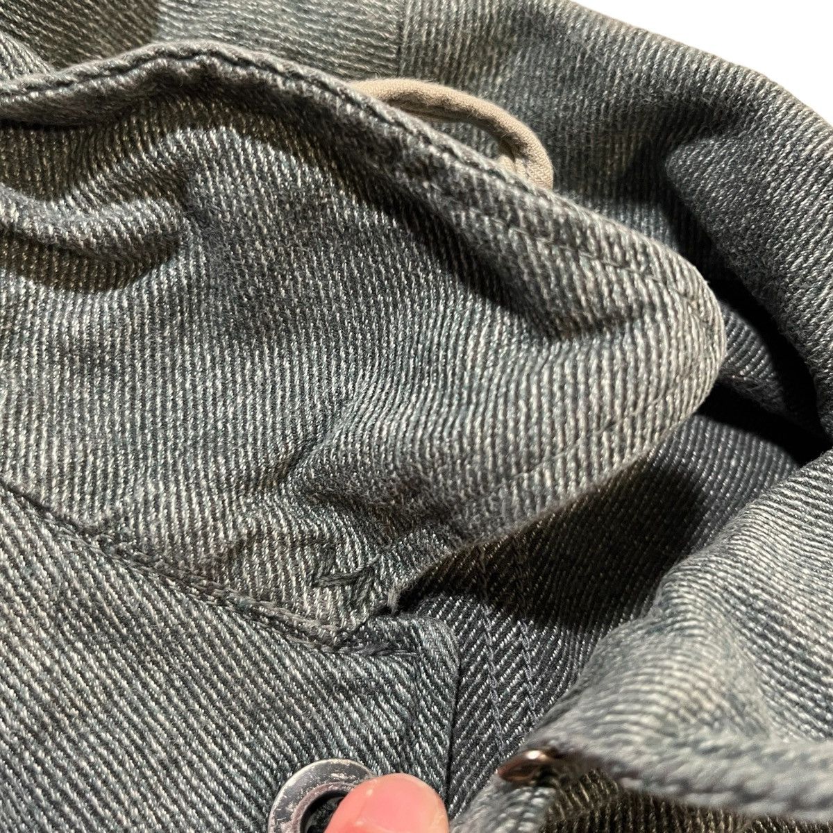Vintage 40s/50s Salt & Pepper Canvas Work Jacket Size US M / EU 48-50 / 2 - 4 Thumbnail