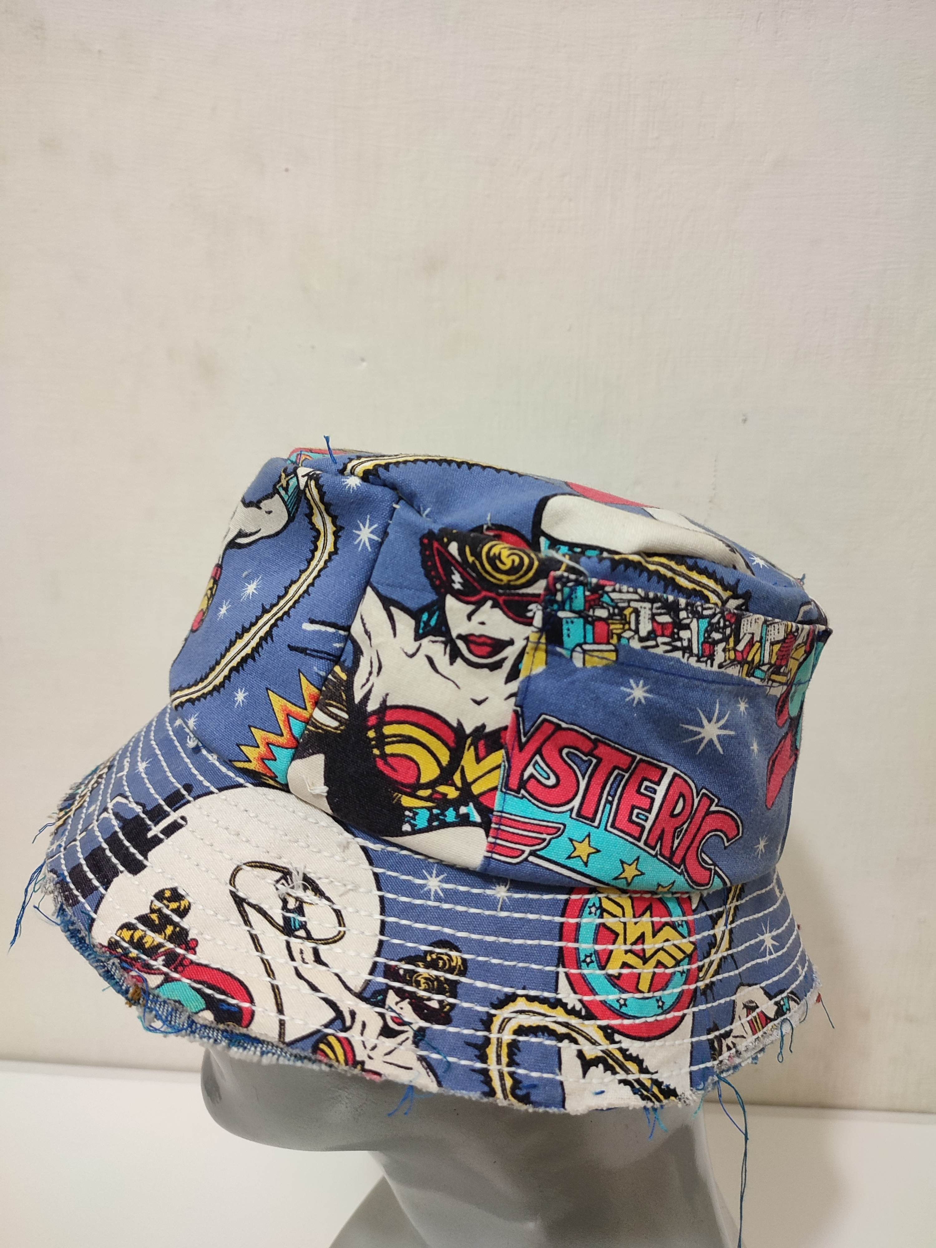 Hysteric Glamour 🔥Custom Made Bucket Hats Made From Hysteric glamour pants Size ONE SIZE - 2 Thumbnail