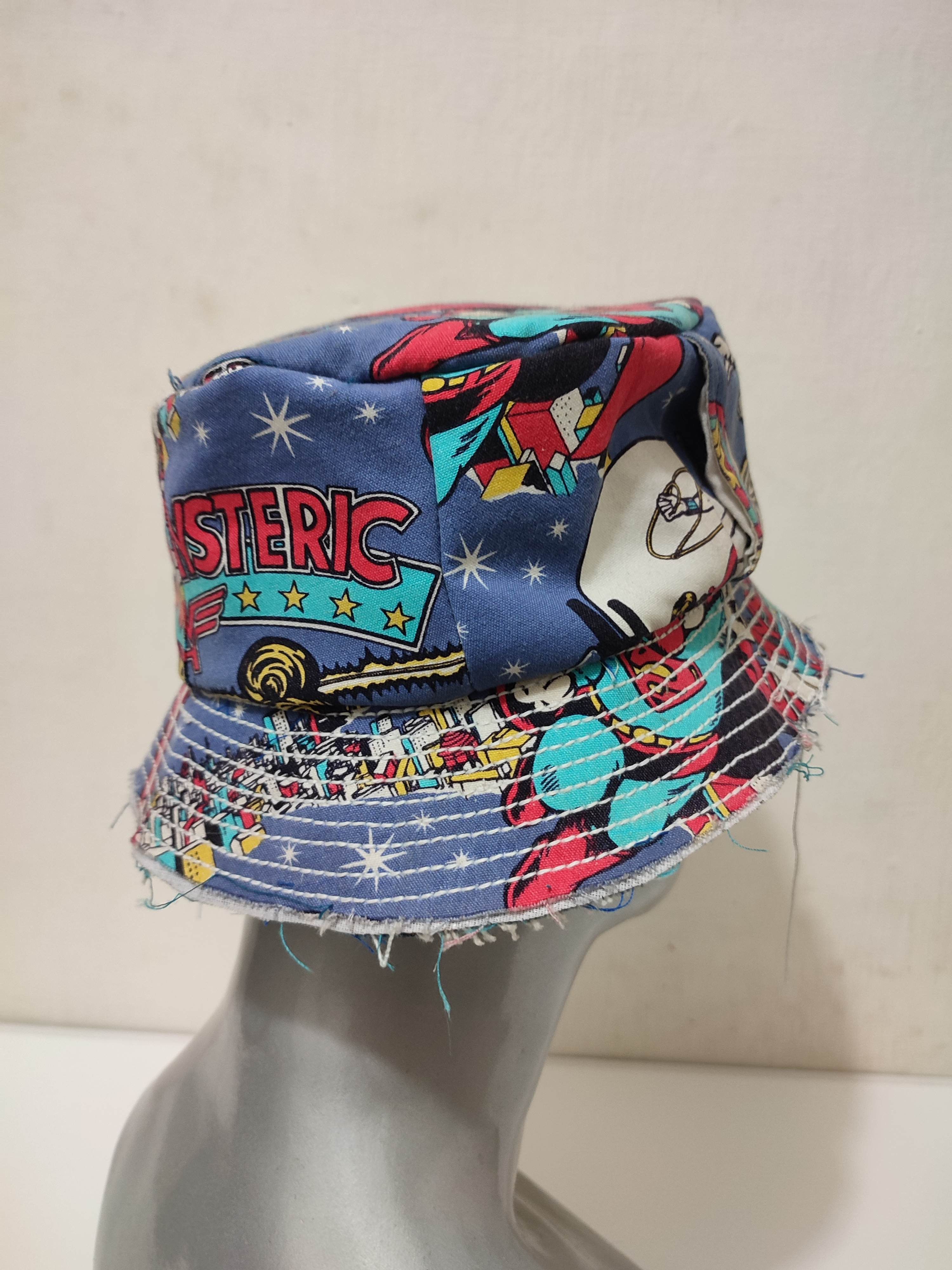Hysteric Glamour 🔥Custom Made Bucket Hats Made From Hysteric glamour pants Size ONE SIZE - 4 Thumbnail