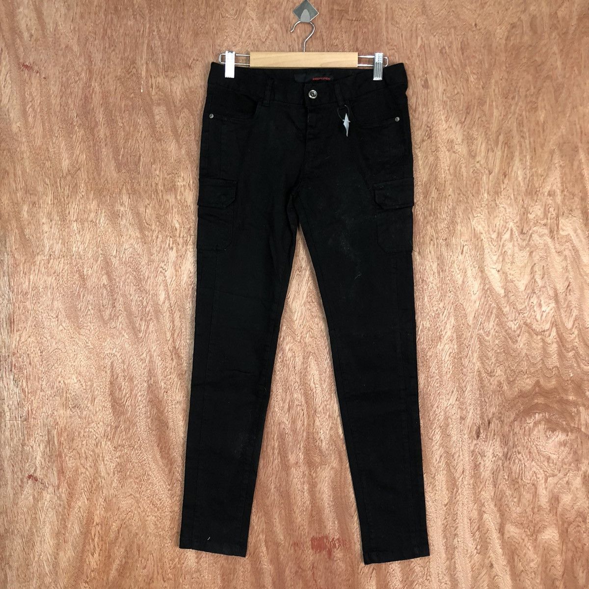 Japanese Brand DLL Intercrew Black utility multipocket Cargo Pants #1652 Size US 28 / EU 44 - 1 Thumbnail