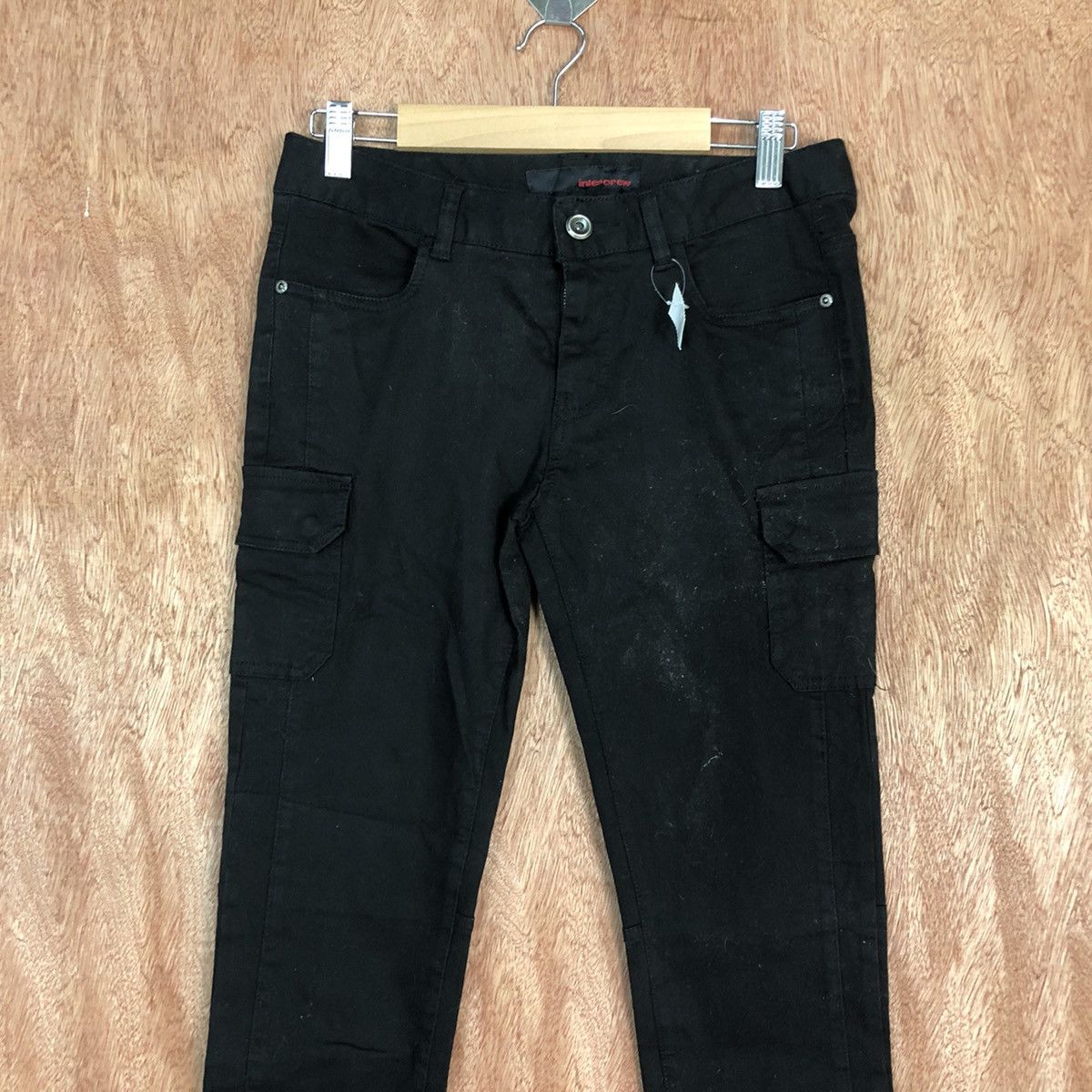 Japanese Brand DLL Intercrew Black utility multipocket Cargo Pants #1652 Size US 28 / EU 44 - 2 Thumbnail