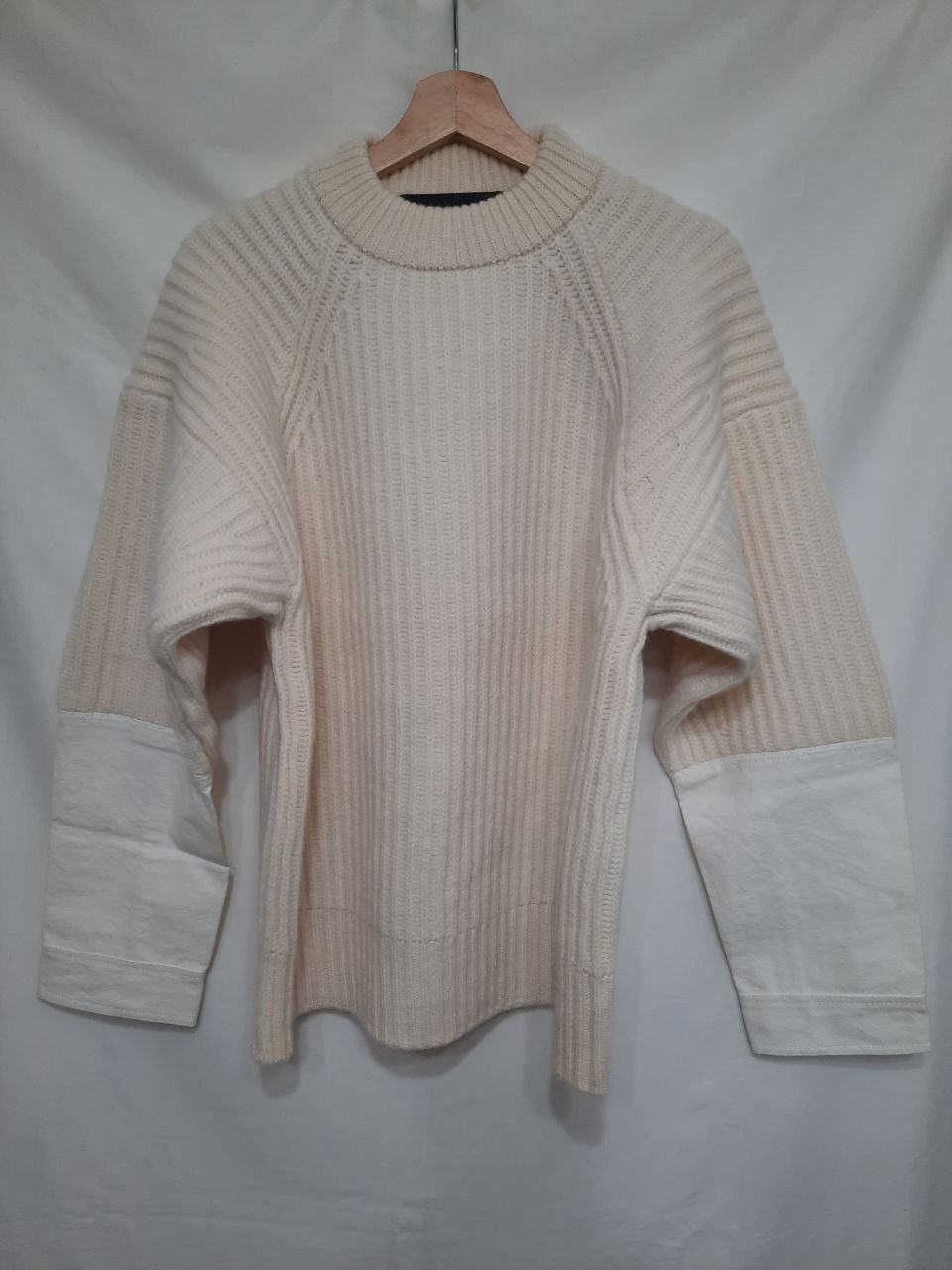 Haider Ackermann Shirt Sleeve Patchwork Knit Sweater Size US M / EU 48-50 / 2 - 2 Thumbnail