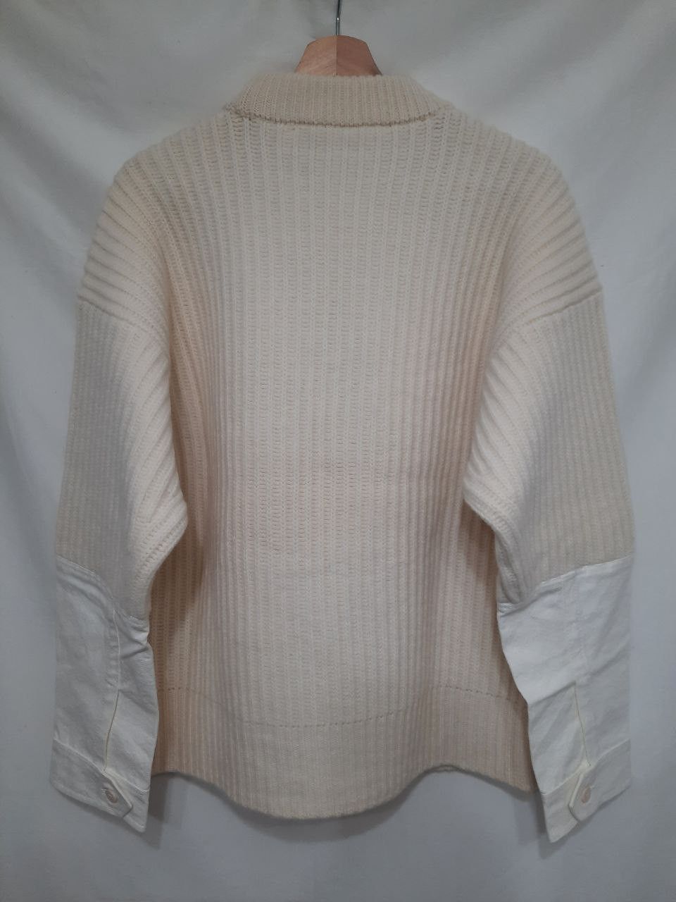 Haider Ackermann Shirt Sleeve Patchwork Knit Sweater Size US M / EU 48-50 / 2 - 4 Thumbnail