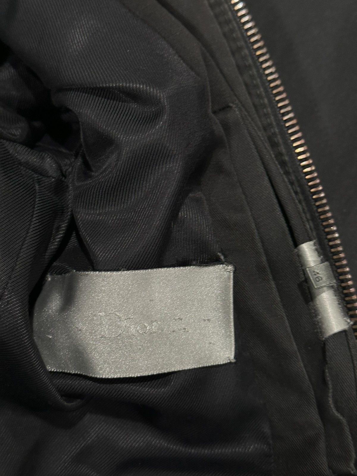 Dior × Hedi Slimane AW04 VOTC Leather Quilted Biker Jacket Size US M / EU 48-50 / 2 - 8 Thumbnail