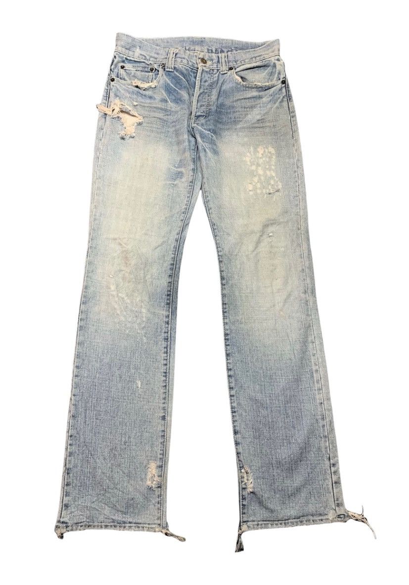 Boycott Boycott Distressed Denim Thrashed Pant Size US 32 / EU 48 - 1 Thumbnail
