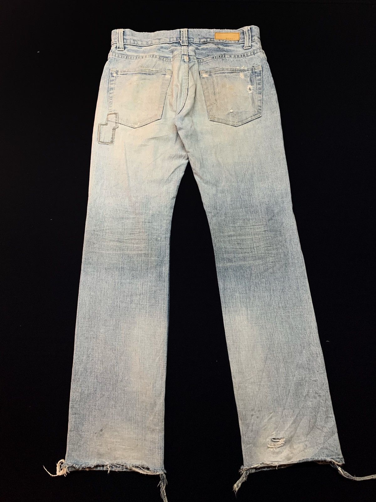 Boycott Boycott Distressed Denim Thrashed Pant Size US 32 / EU 48 - 13 Thumbnail