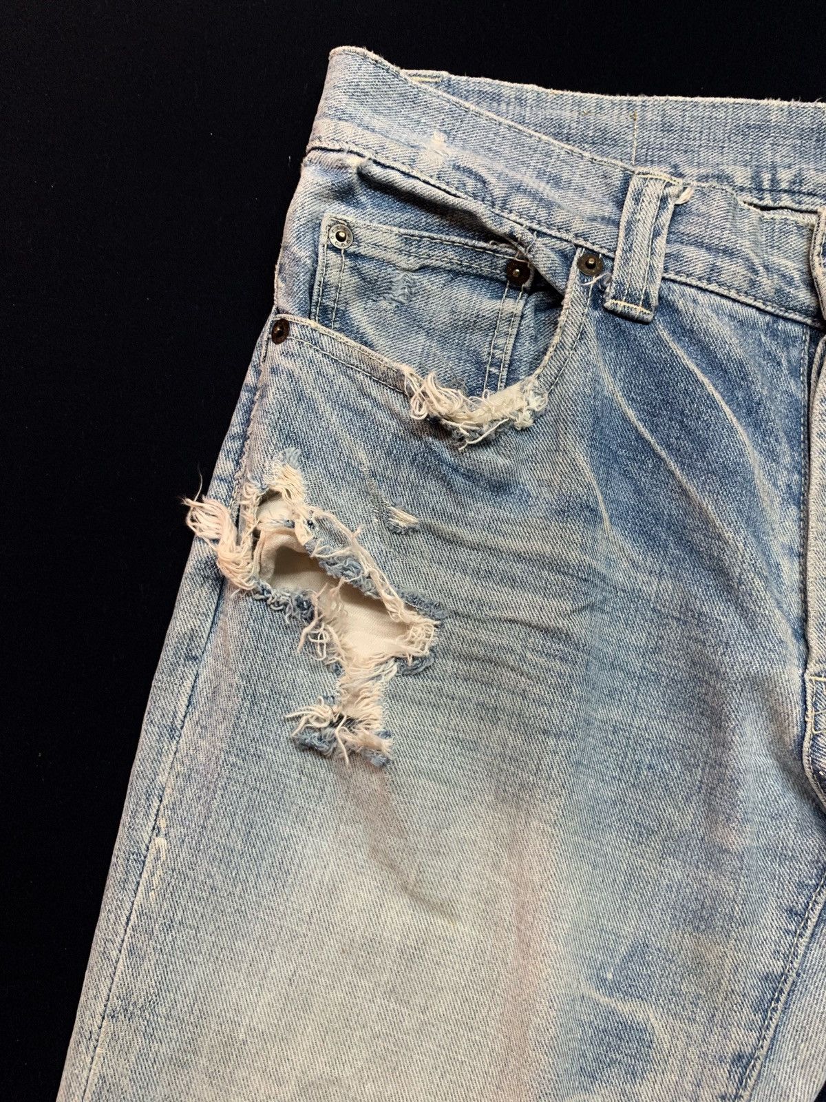 Boycott Boycott Distressed Denim Thrashed Pant Size US 32 / EU 48 - 9 Thumbnail