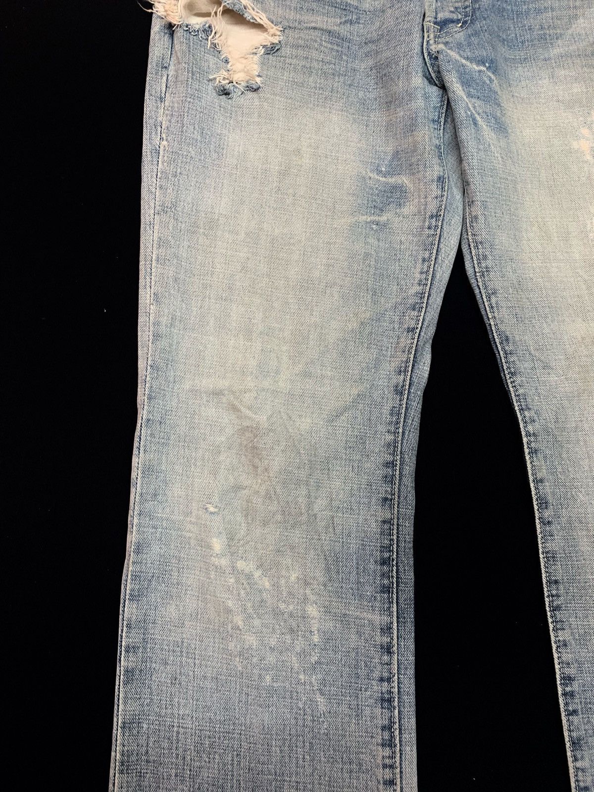 Boycott Boycott Distressed Denim Thrashed Pant Size US 32 / EU 48 - 6 Thumbnail