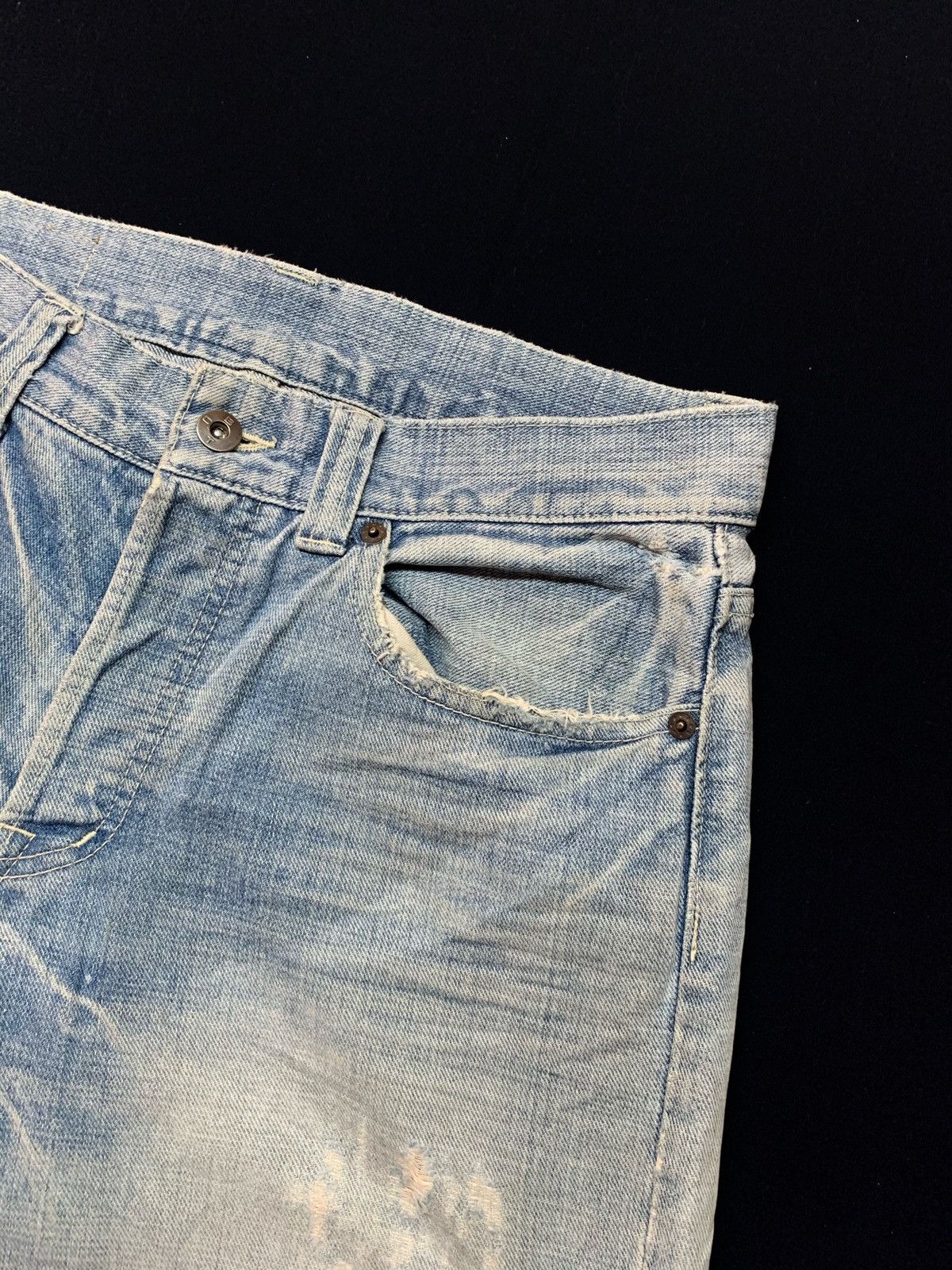 Boycott Boycott Distressed Denim Thrashed Pant Size US 32 / EU 48 - 10 Thumbnail