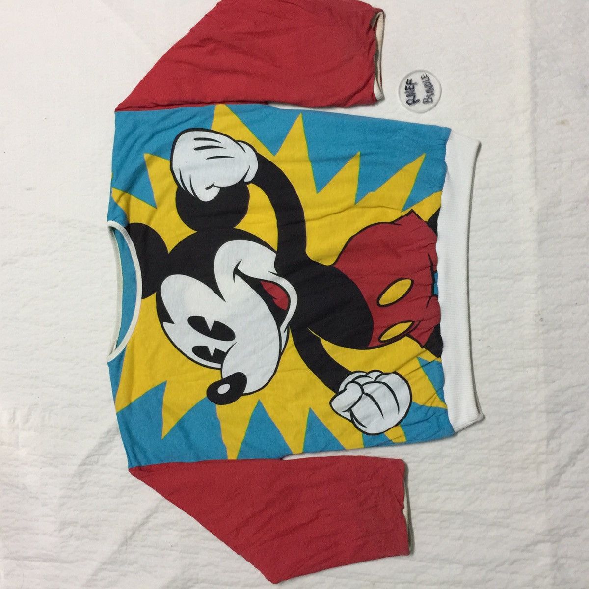 Mickey Mouse Dual side Mickey mouse big logo sweatshirt Size US L / EU 52-54 / 3 - 18 Thumbnail