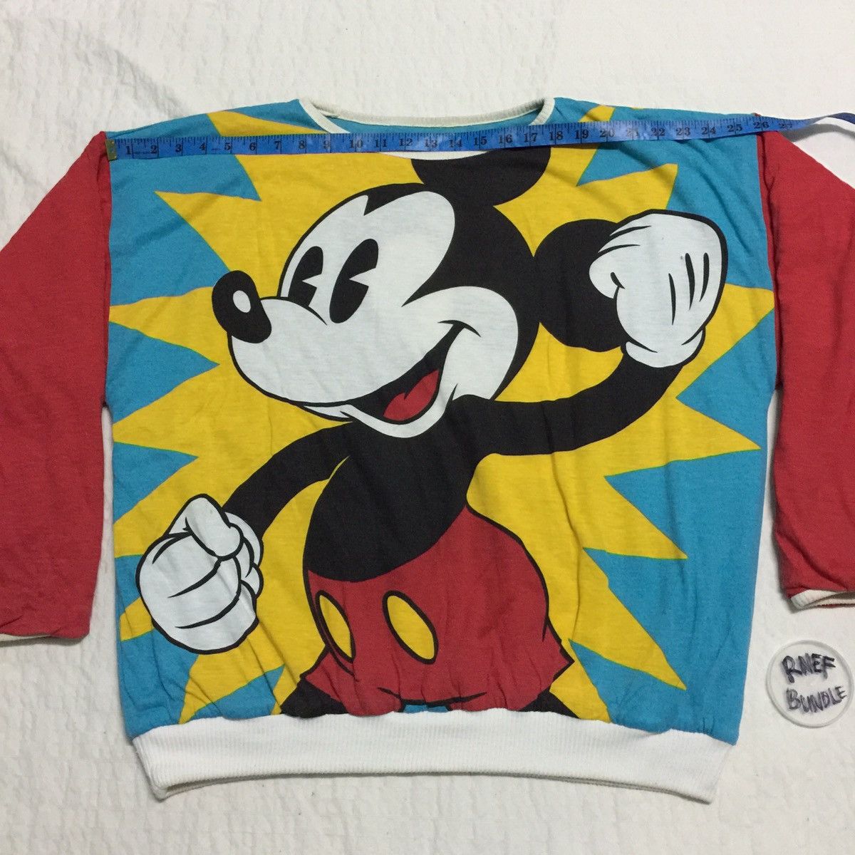 Mickey Mouse Dual side Mickey mouse big logo sweatshirt Size US L / EU 52-54 / 3 - 19 Thumbnail