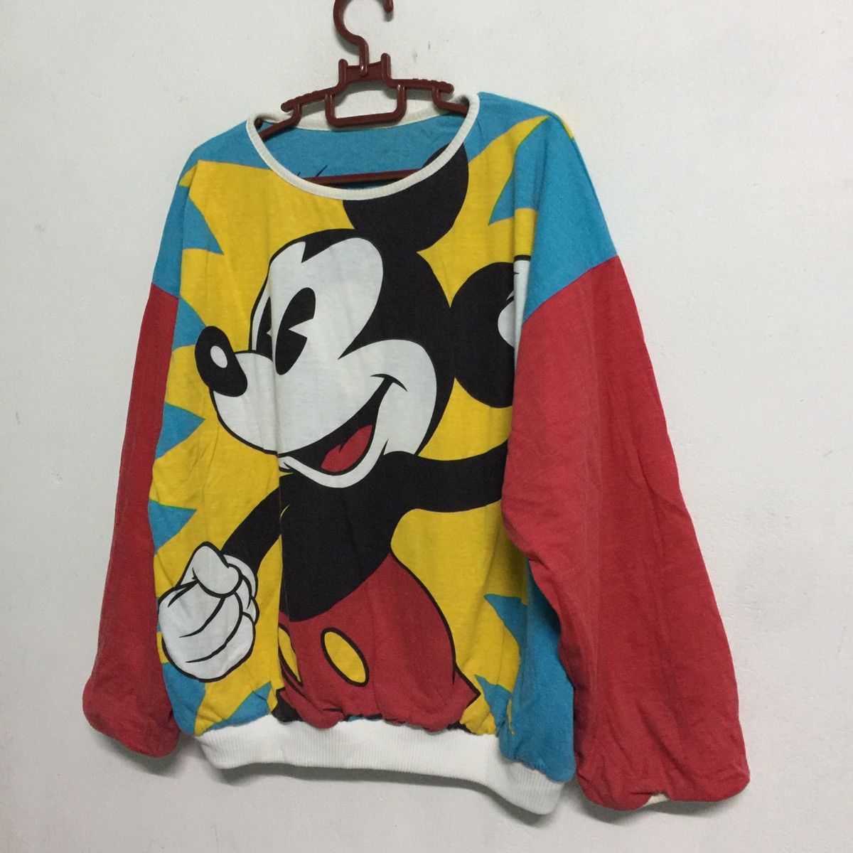 Mickey Mouse Dual side Mickey mouse big logo sweatshirt Size US L / EU 52-54 / 3 - 2 Thumbnail