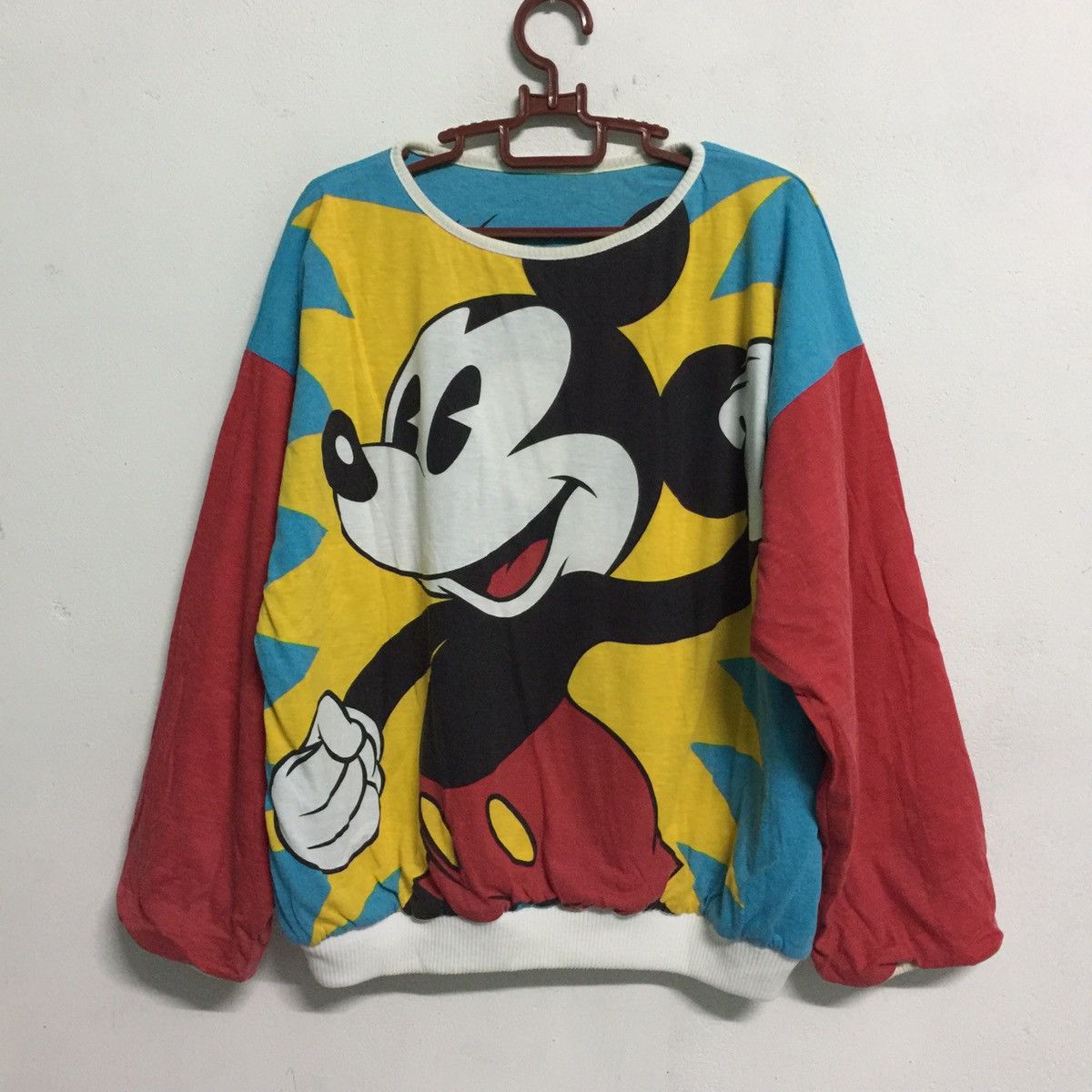 Mickey Mouse Dual side Mickey mouse big logo sweatshirt Size US L / EU 52-54 / 3 - 1 Thumbnail