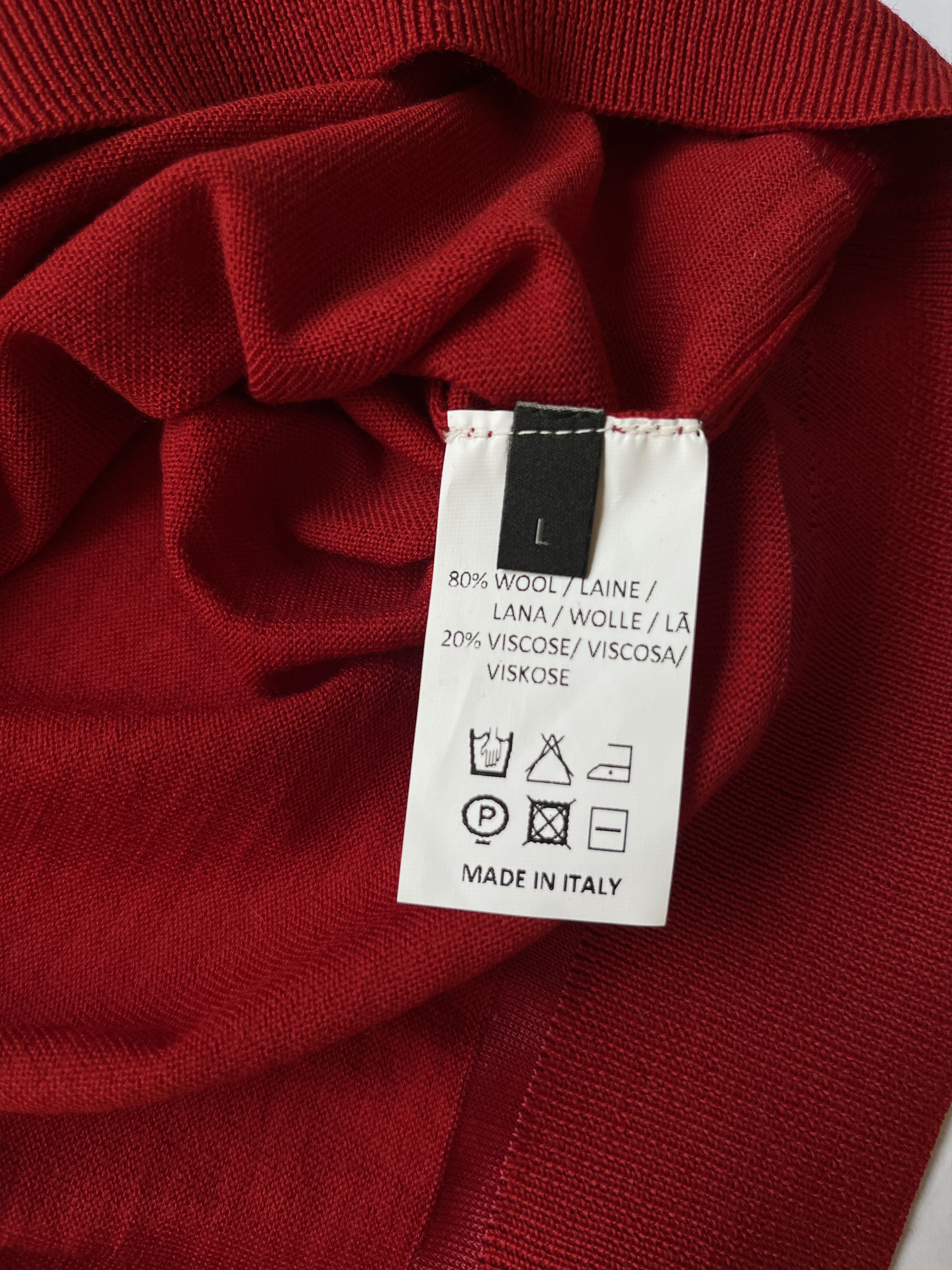 Kiko Kostadinov ⚡️QUICK SALE⚡️Kiko Kostadinov Mackintosh 0002 Red Knit Tank Size US L / EU 52-54 / 3 - 4 Thumbnail