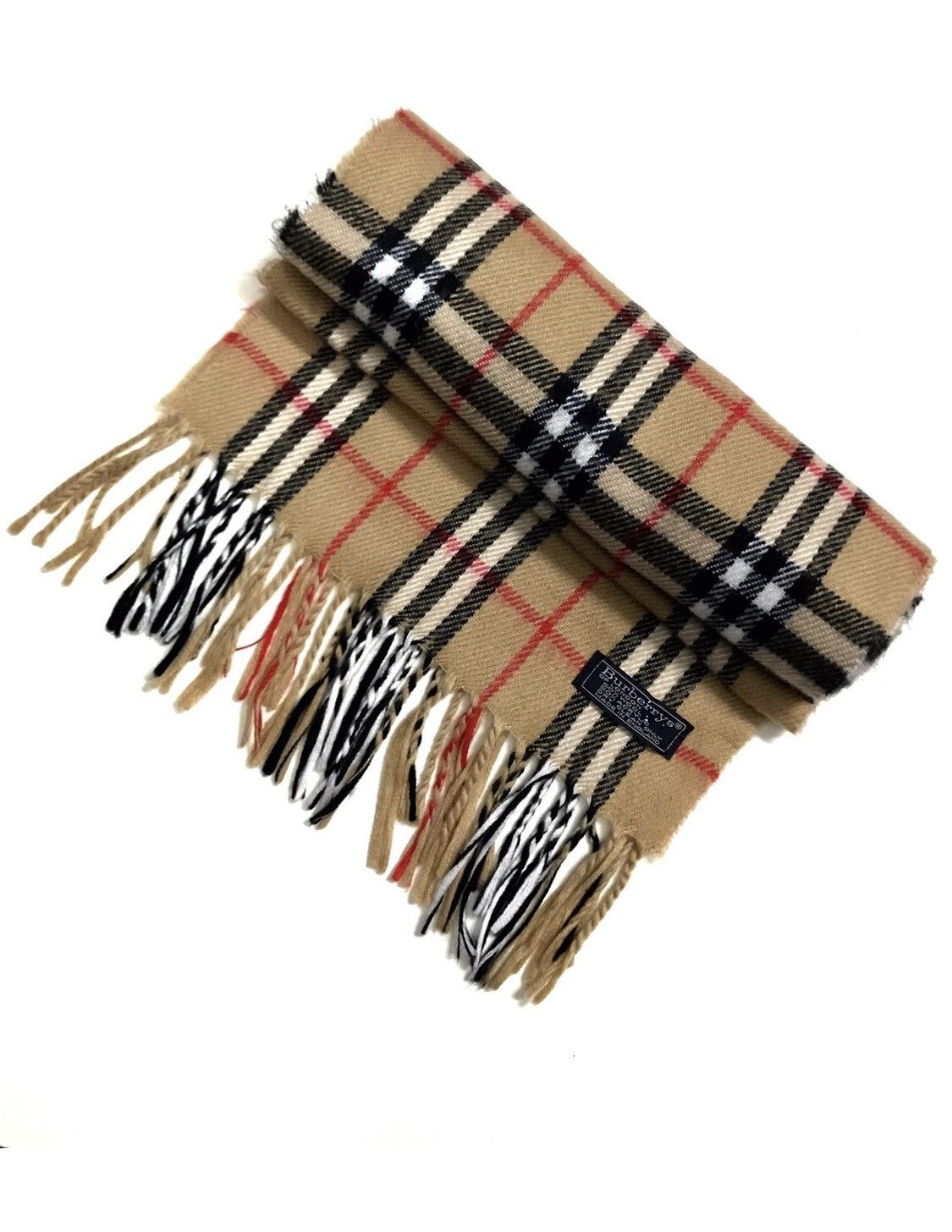 Burberry Nova Check Wool Scarf Size ONE SIZE - 2 Thumbnail