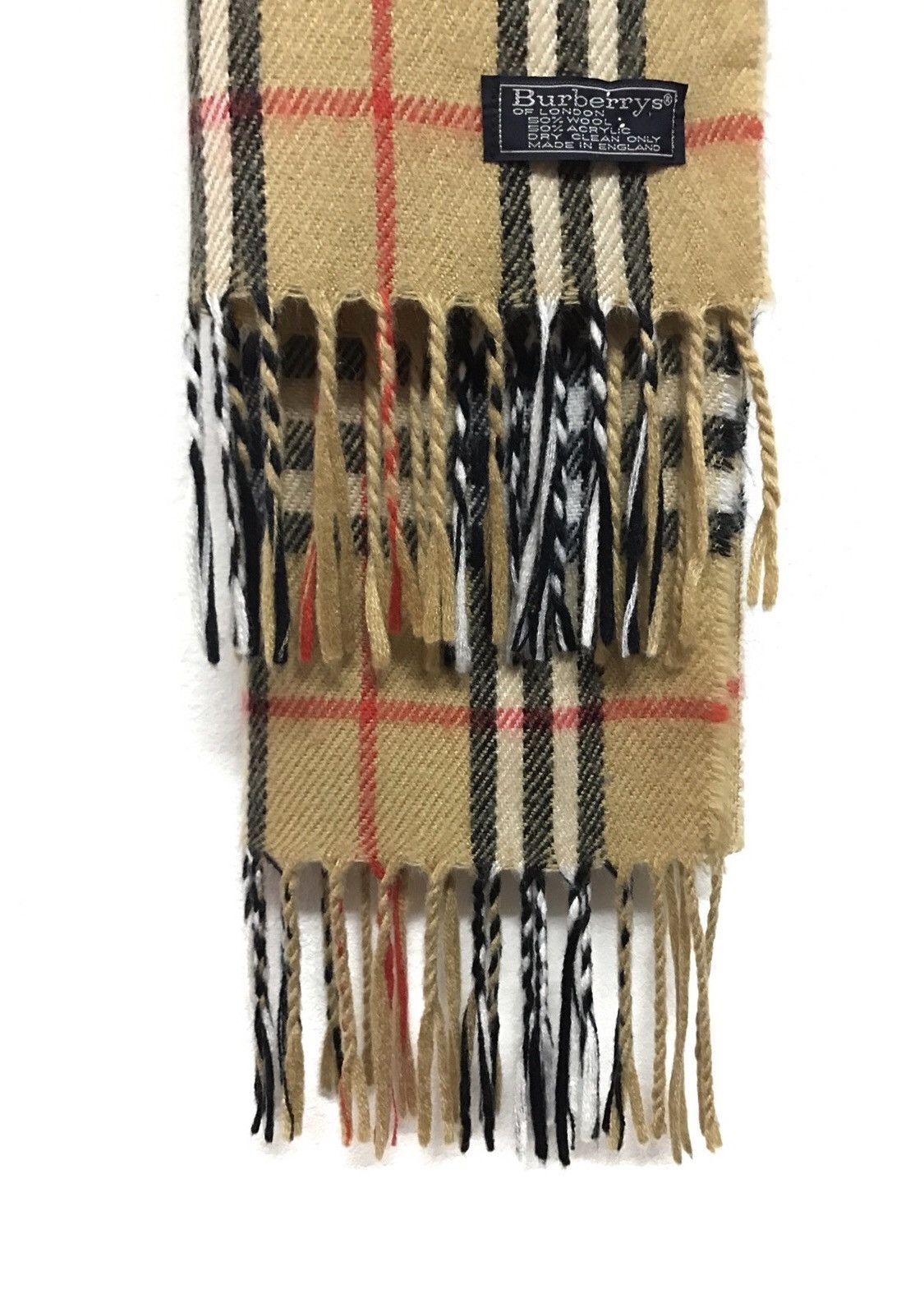 Burberry Nova Check Wool Scarf Size ONE SIZE - 1 Thumbnail