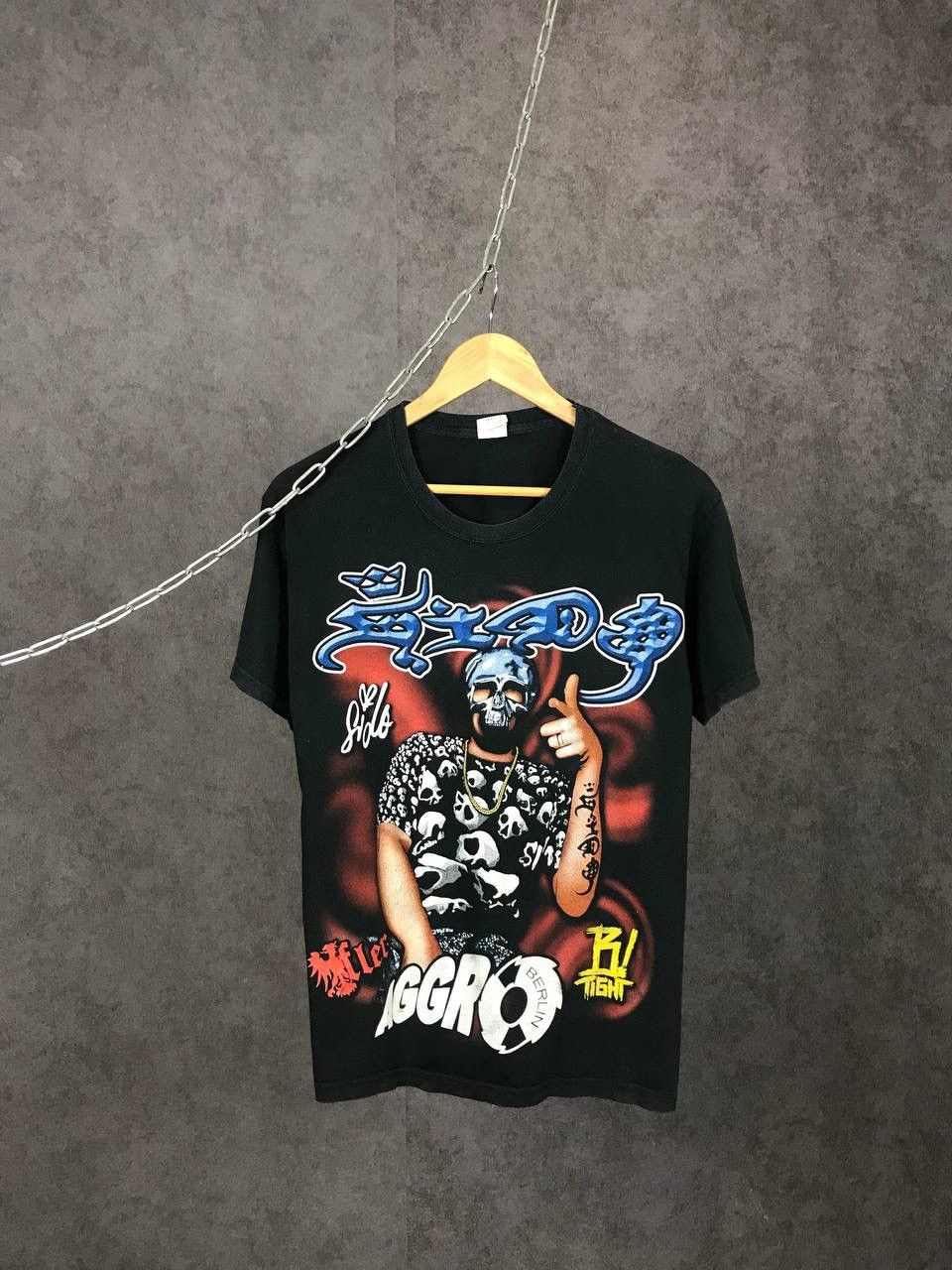 Band Tees Aggro Berlin vintage hip-hop label overprinted tee Size US S / EU 44-46 / 1 - 1 Thumbnail