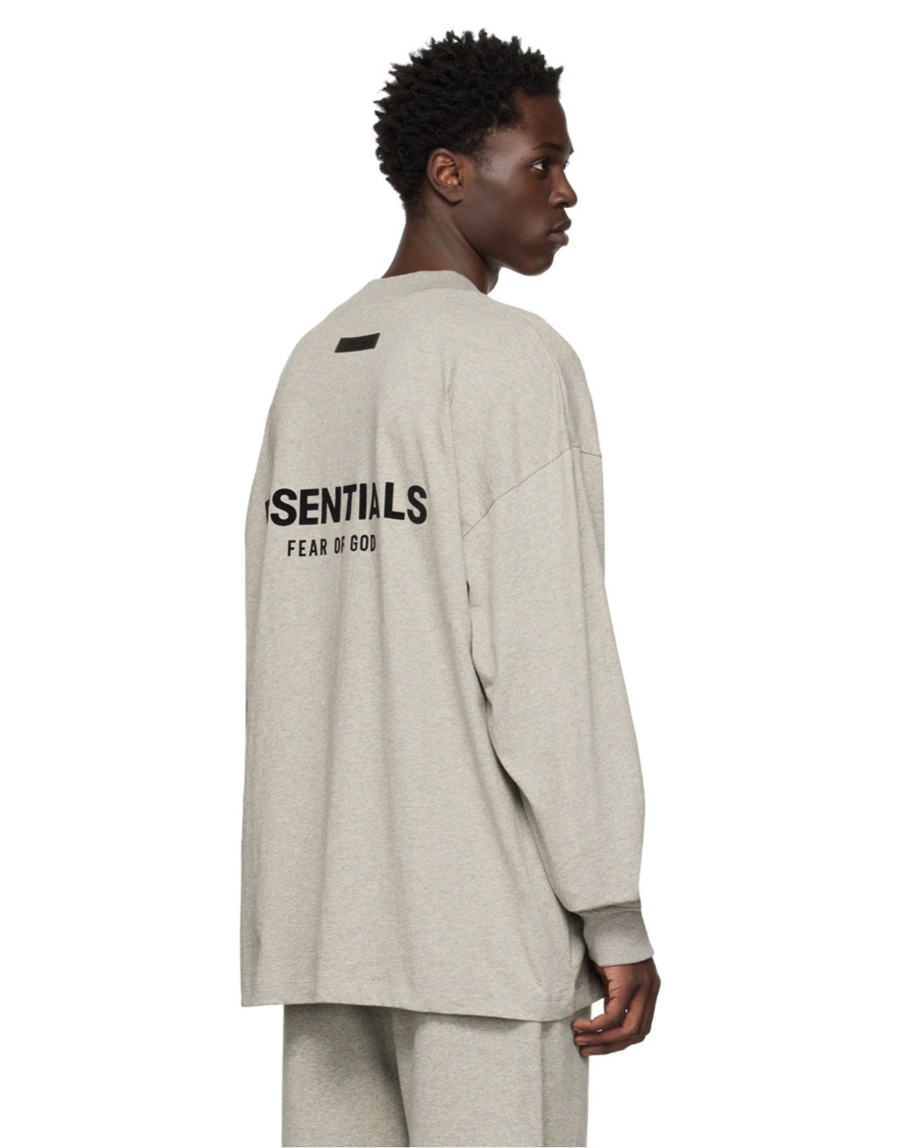 Fear of God Essentials Fear Of God Dark Oatmeal Long Sleeve T-Shirt Sz S Size US S / EU 44-46 / 1 - 7 Thumbnail