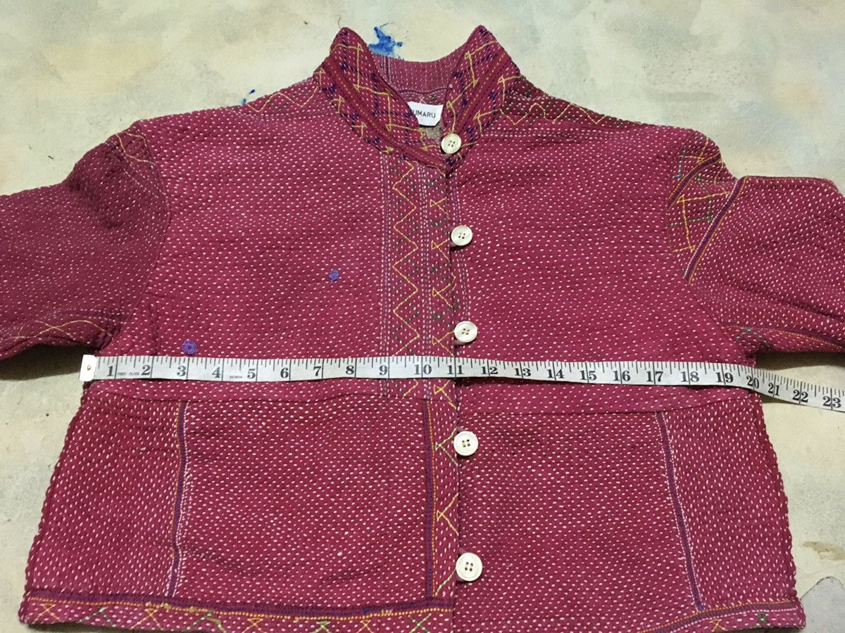 Japanese Brand Gajumaru Jacket with Sashiko and Boro work Size US S / EU 44-46 / 1 - 8 Thumbnail