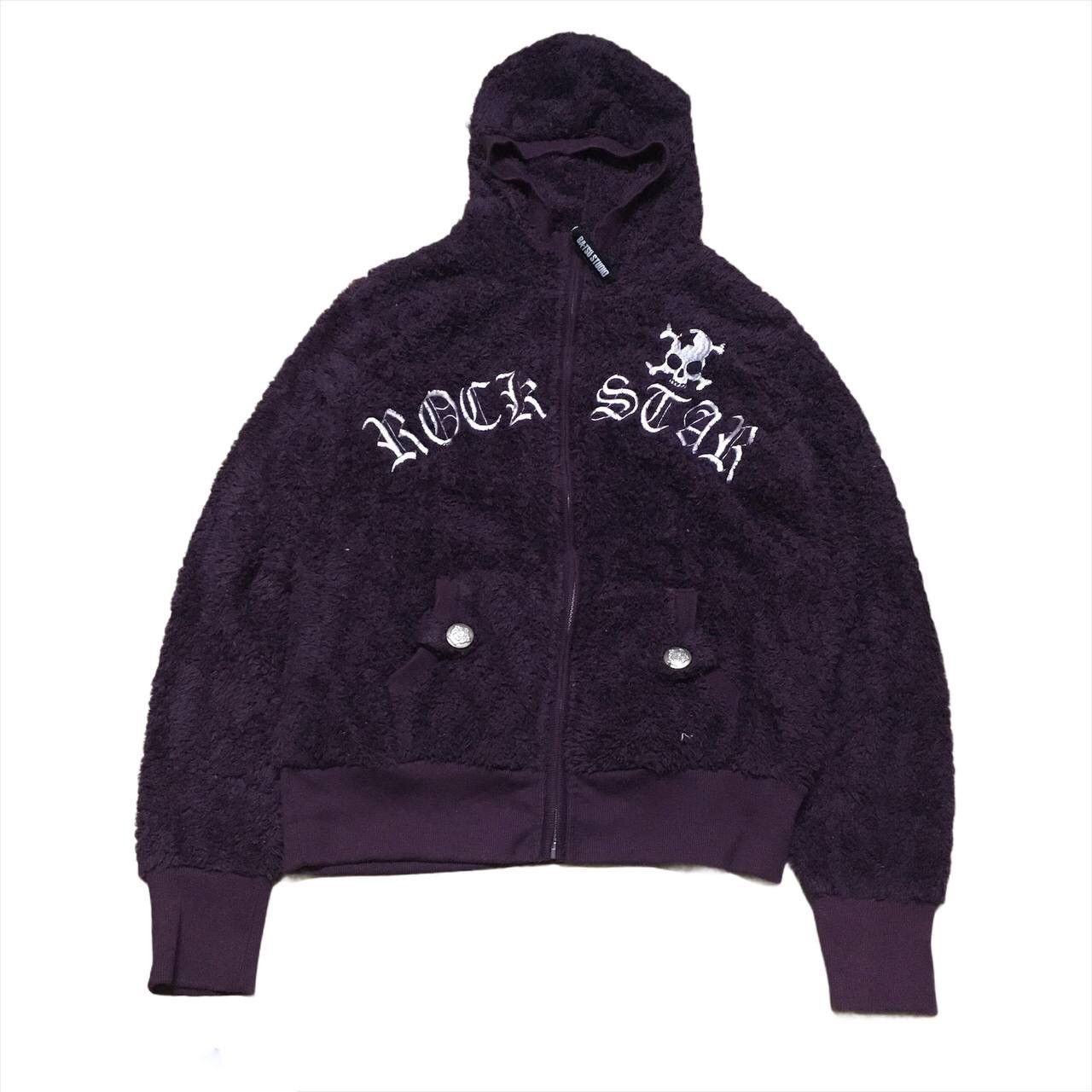 Japanese Brand Ba Tsu Studio Big Skull Logo Zipper Hoodie Size US S / EU 44-46 / 1 - 2 Thumbnail