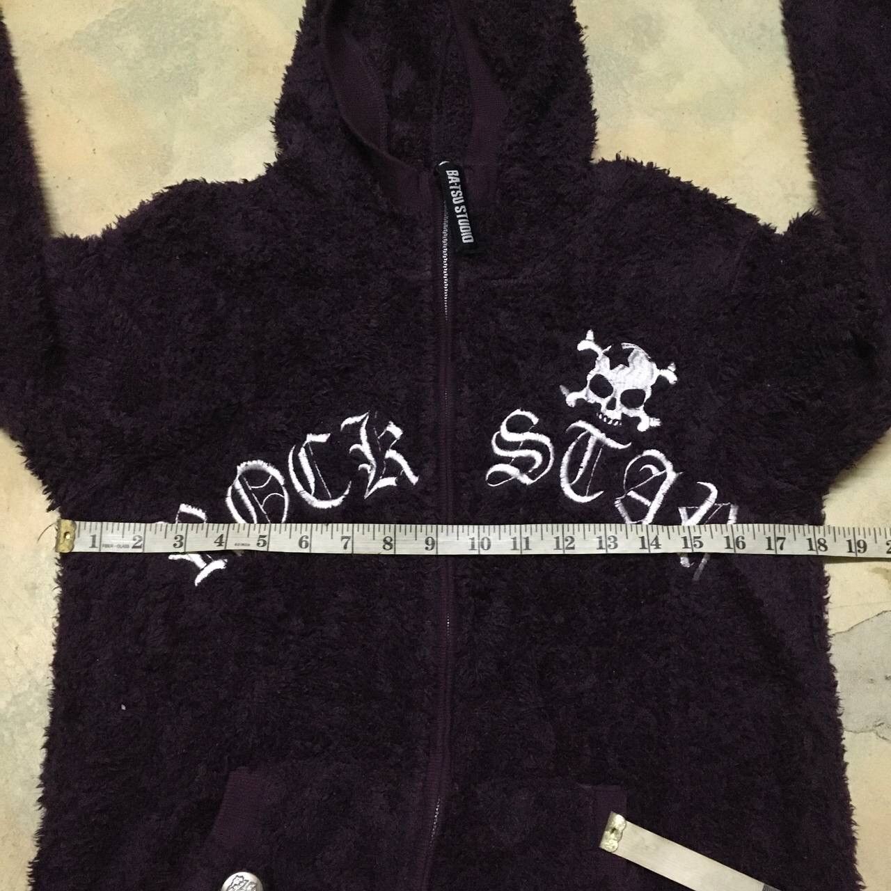 Japanese Brand Ba Tsu Studio Big Skull Logo Zipper Hoodie Size US S / EU 44-46 / 1 - 8 Thumbnail