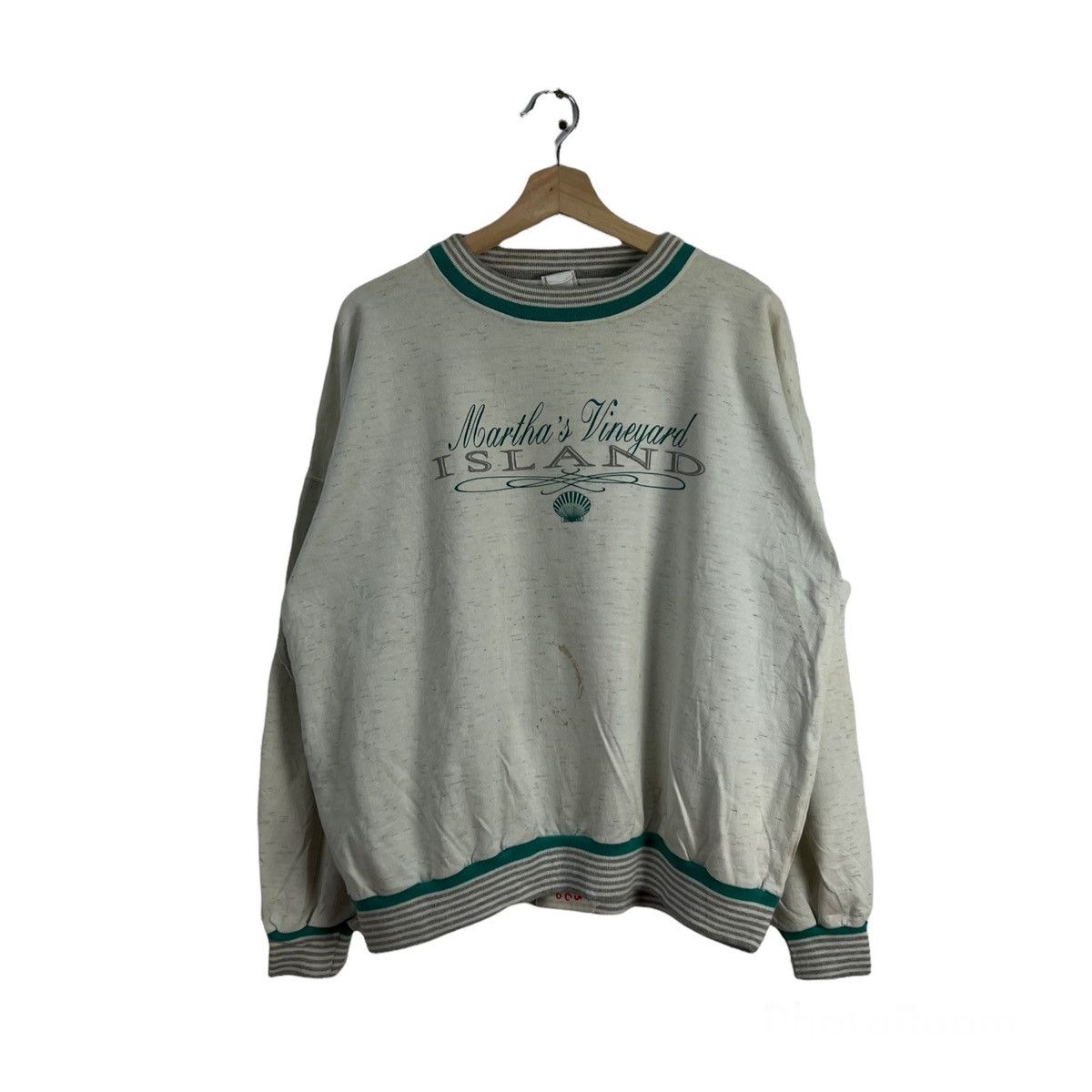 Vintage VINTAGE MARTHA’S VINEYARD ISLAND BIG LOGO SWEATSHIRT USA Size US XL / EU 56 / 4 - 1 Thumbnail