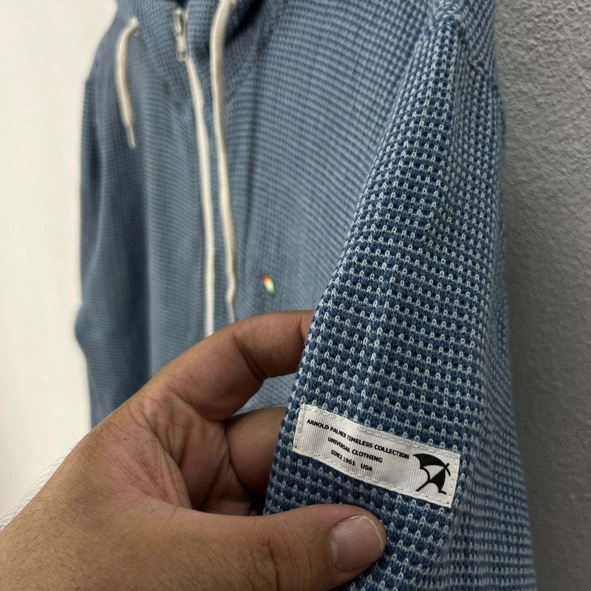 Japanese Brand VINTAGE ARNOLD PALMER ZIPPER HOODIE RARE STYLE Size US L / EU 52-54 / 3 - 6 Thumbnail