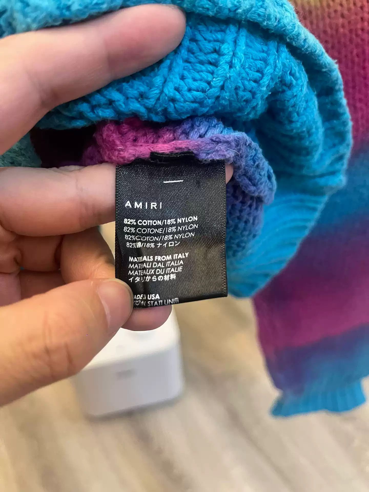Amiri AMIRI Kisses Tie Dye Sweater Size US M / EU 48-50 / 2 - 3 Thumbnail