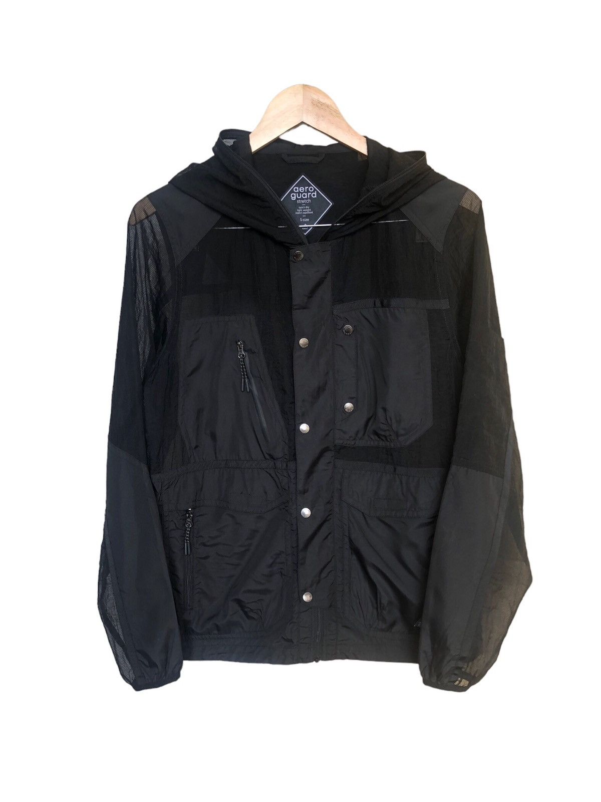 Japanese Brand 🥷🏿 Aero Guard Ninja Style Full Zip Multipocket Windbreaker Size US S / EU 44-46 / 1 - 1 Thumbnail