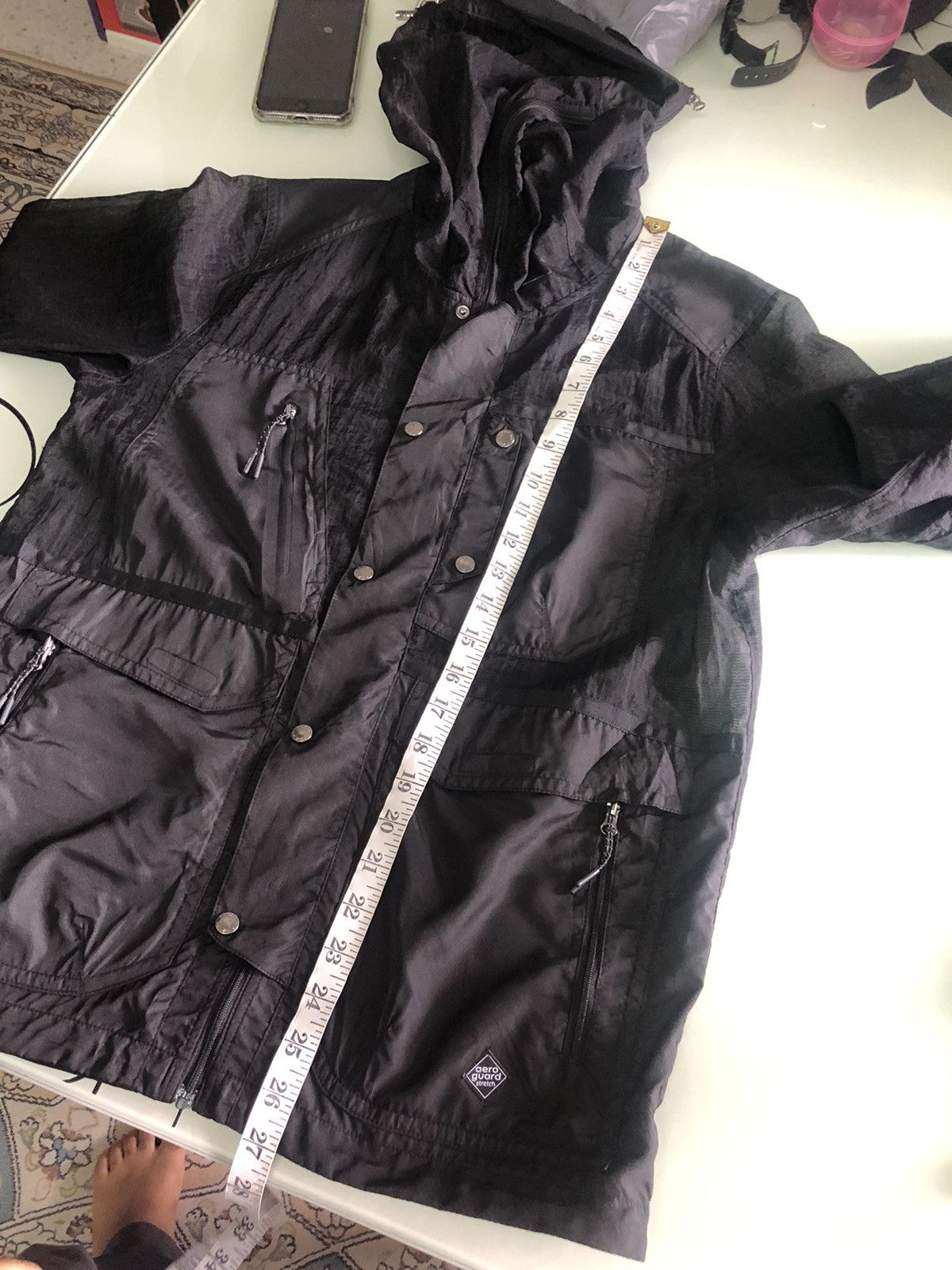 Japanese Brand 🥷🏿 Aero Guard Ninja Style Full Zip Multipocket Windbreaker Size US S / EU 44-46 / 1 - 21 Thumbnail