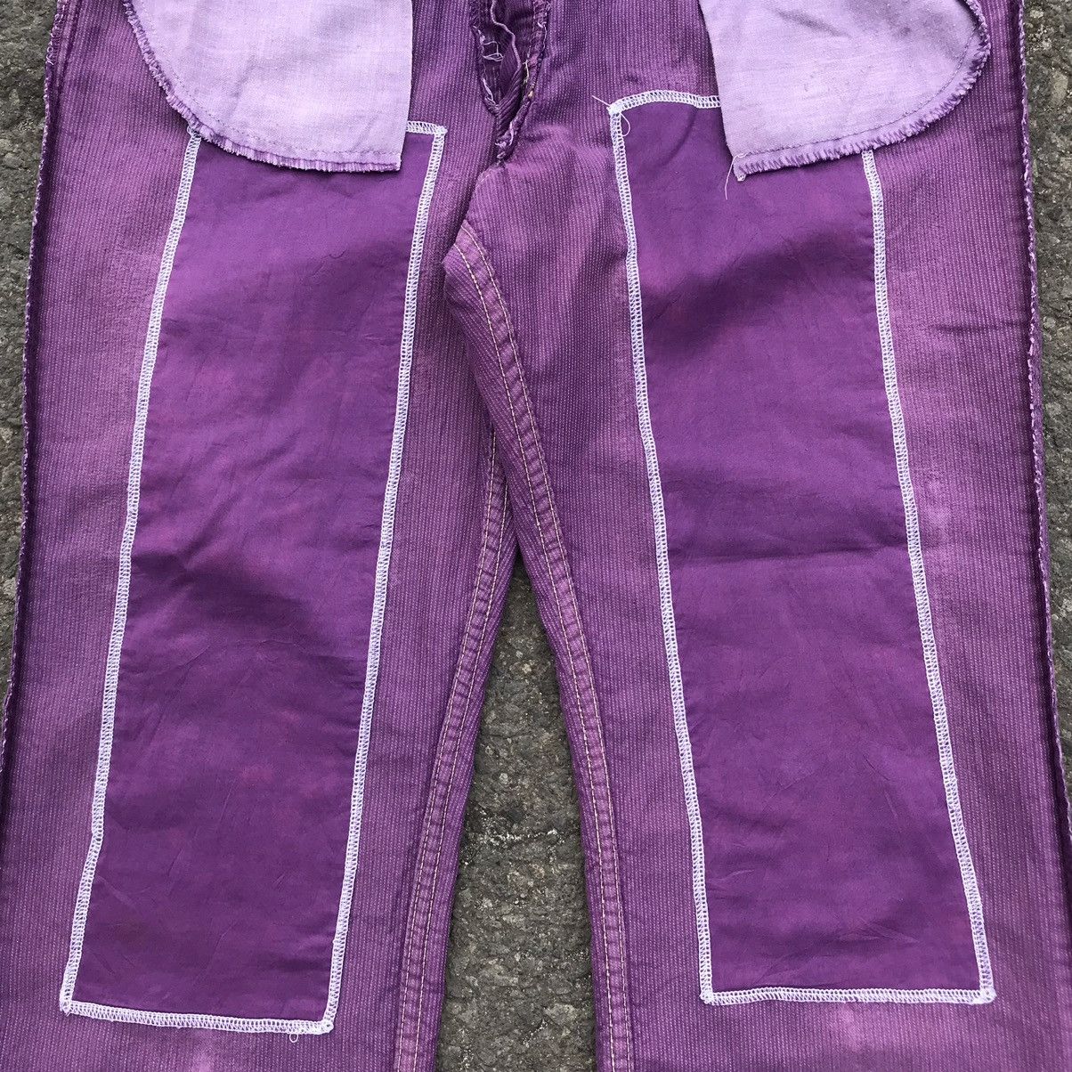 Levi's × Levi's Vintage Clothing × Vintage 💜 70/80s VINTAGE LEVIS 517 PURPLE FLARED CORDUROY PANTS 💜 Size US 32 / EU 48 - 20 Thumbnail