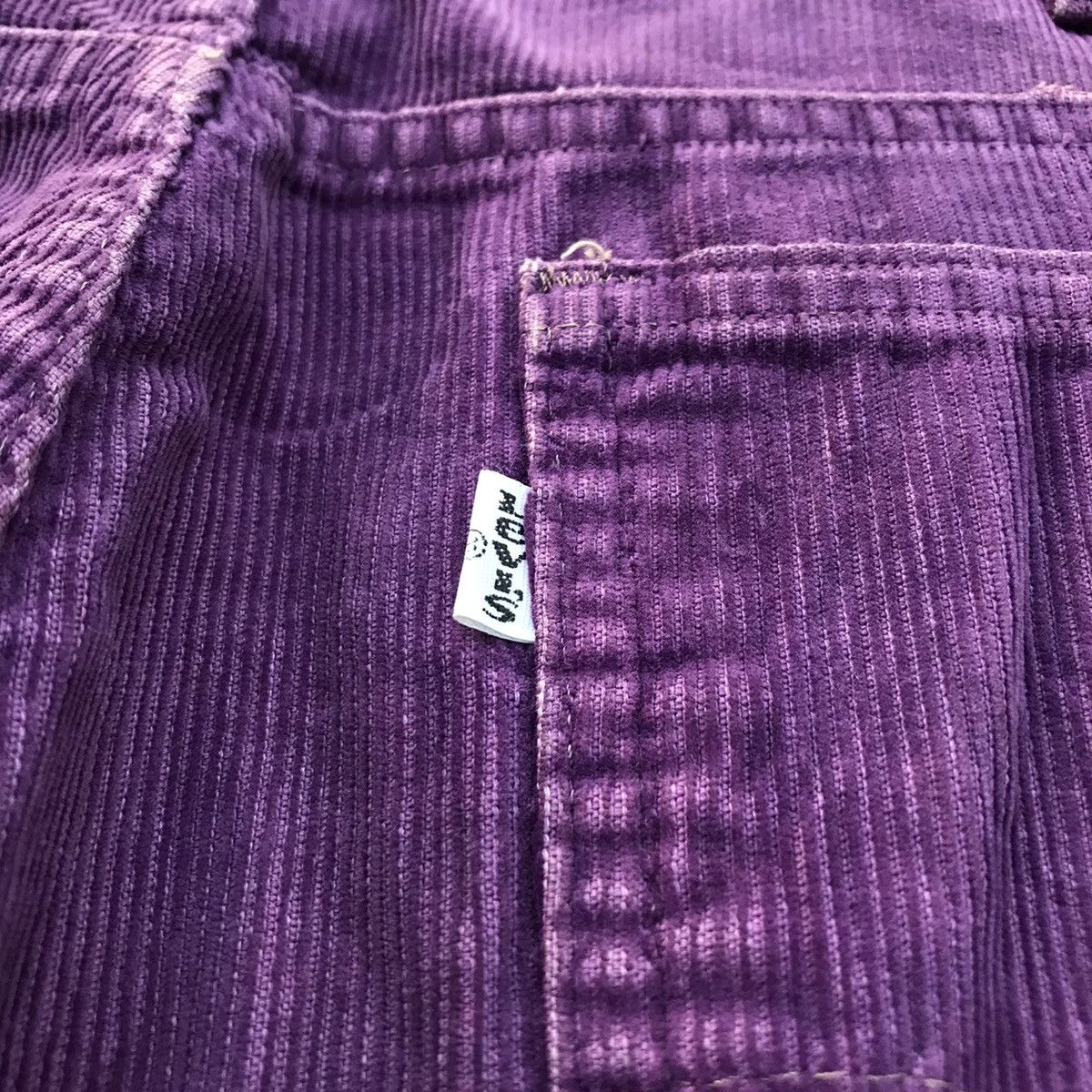 Levi's × Levi's Vintage Clothing × Vintage 💜 70/80s VINTAGE LEVIS 517 PURPLE FLARED CORDUROY PANTS 💜 Size US 32 / EU 48 - 13 Thumbnail
